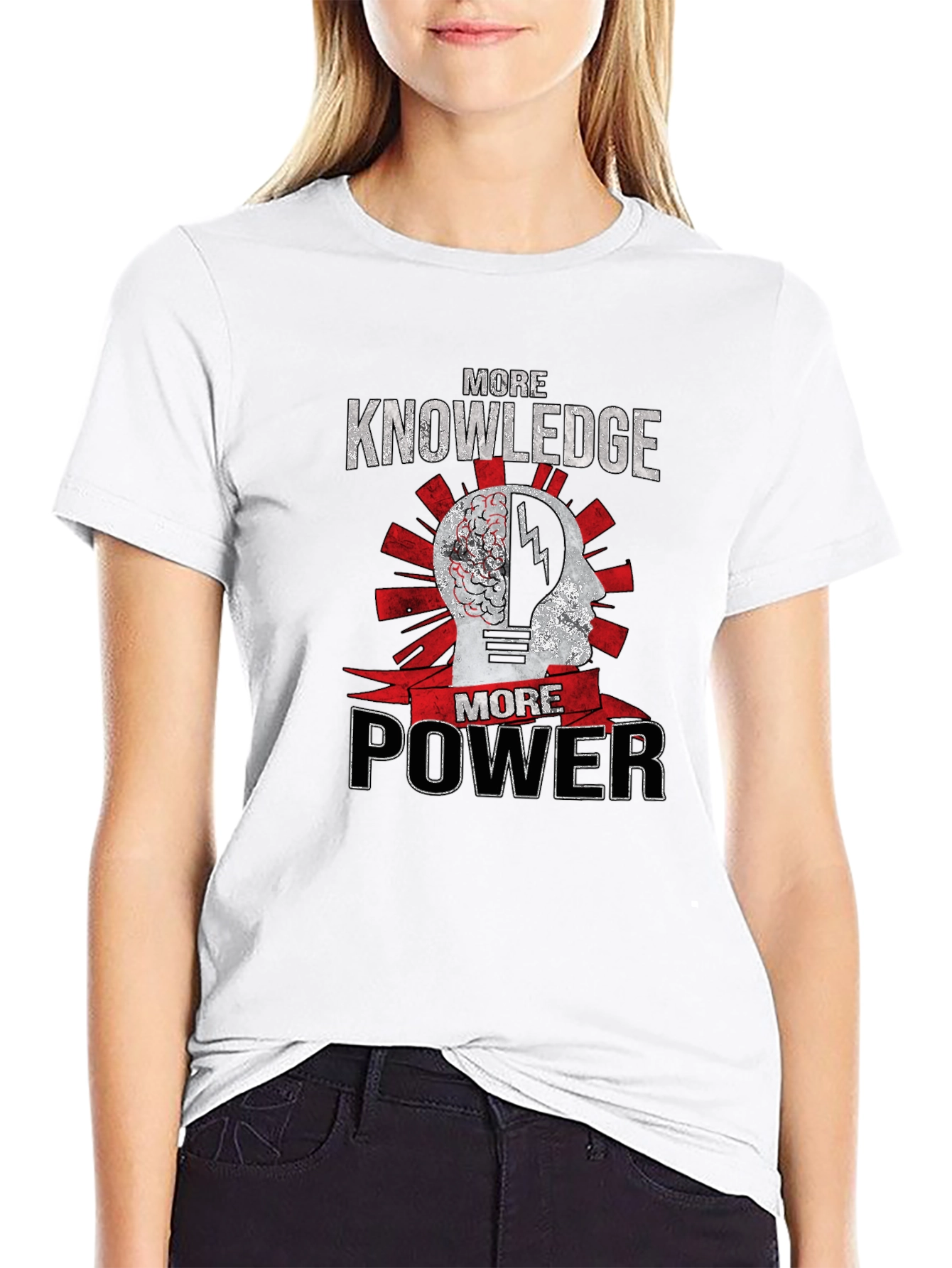 Knowledge is Power Graphic T-Shirt