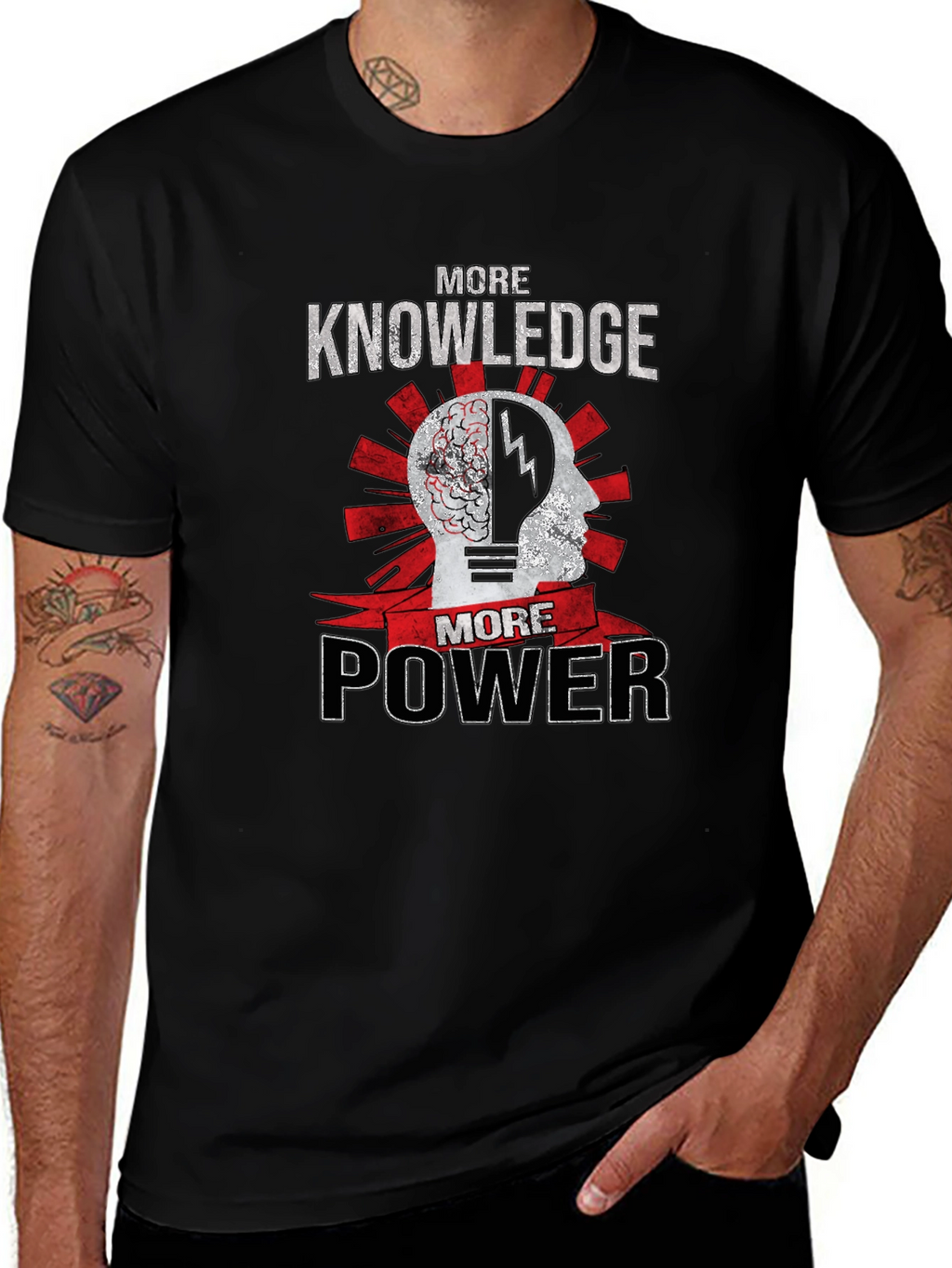 Knowledge is Power Graphic T-Shirt