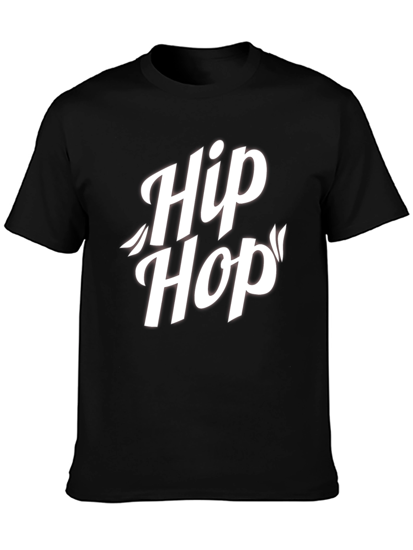 Hip Hop Graphic Black T-Shirt - Stylish Menswear
