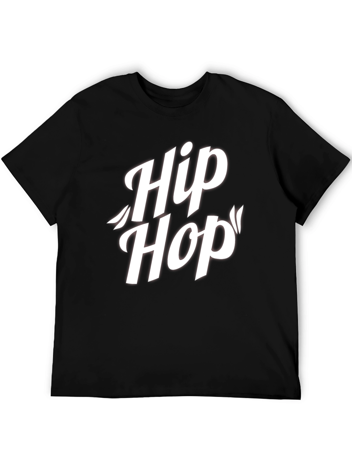 Hip Hop Graphic Black T-Shirt - Stylish Menswear