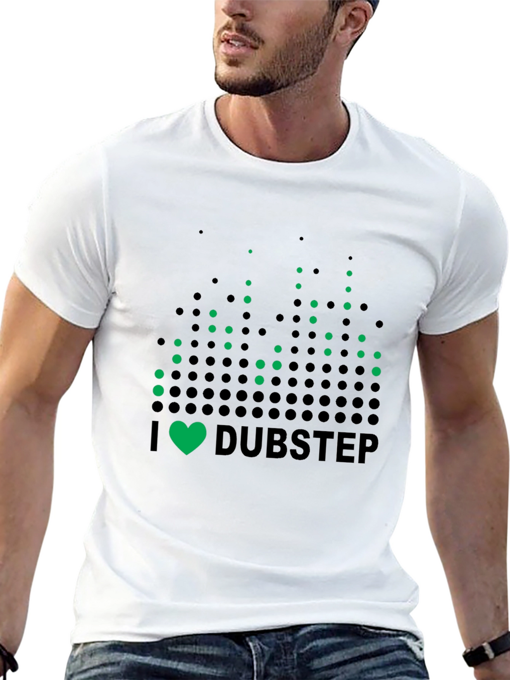 I Heart Dubstep Black T-Shirt