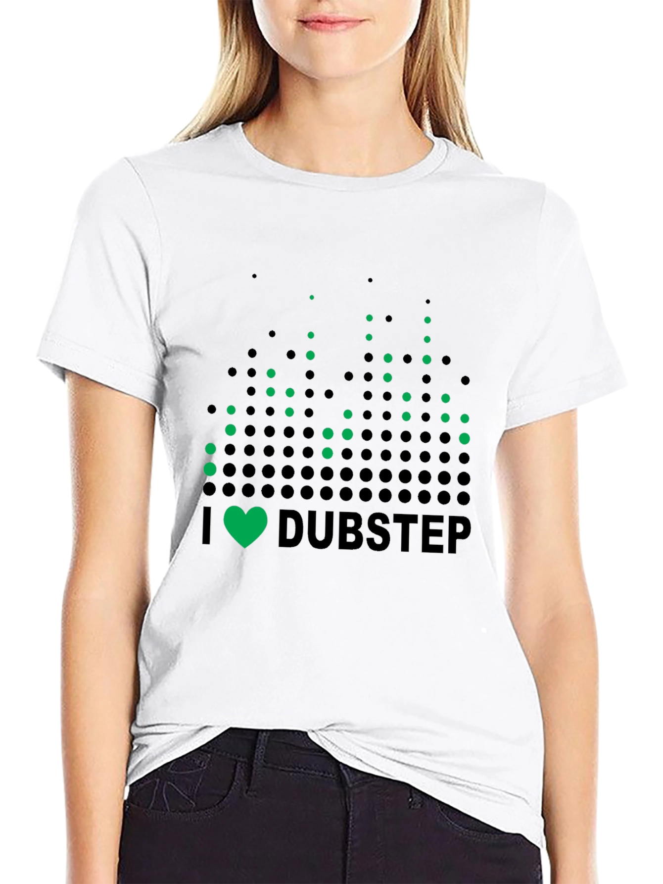 I Heart Dubstep Black T-Shirt