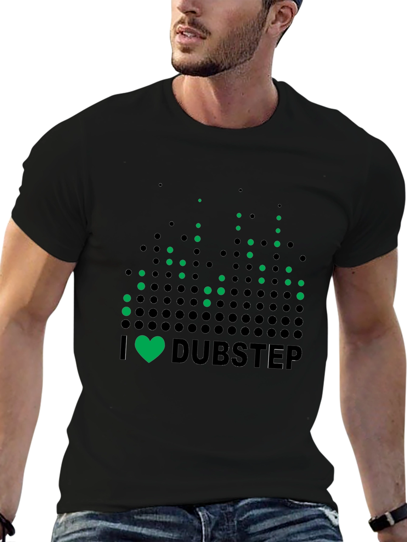 I Heart Dubstep Black T-Shirt