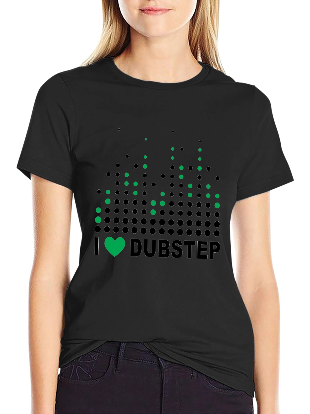 I Heart Dubstep Black T-Shirt