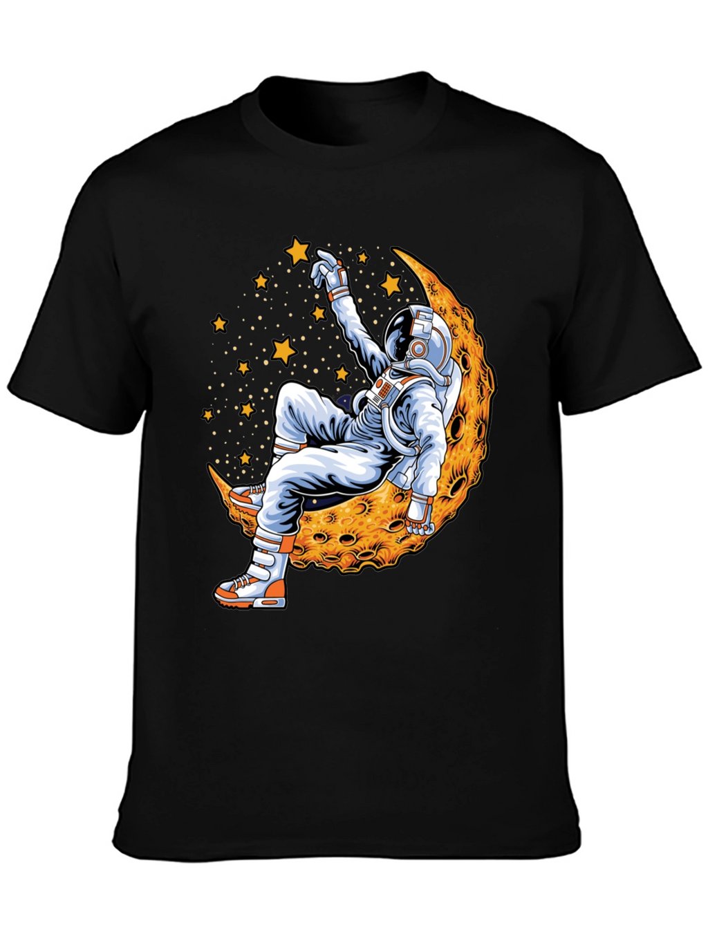Astronaut Moon Landing Graphic T-Shirt