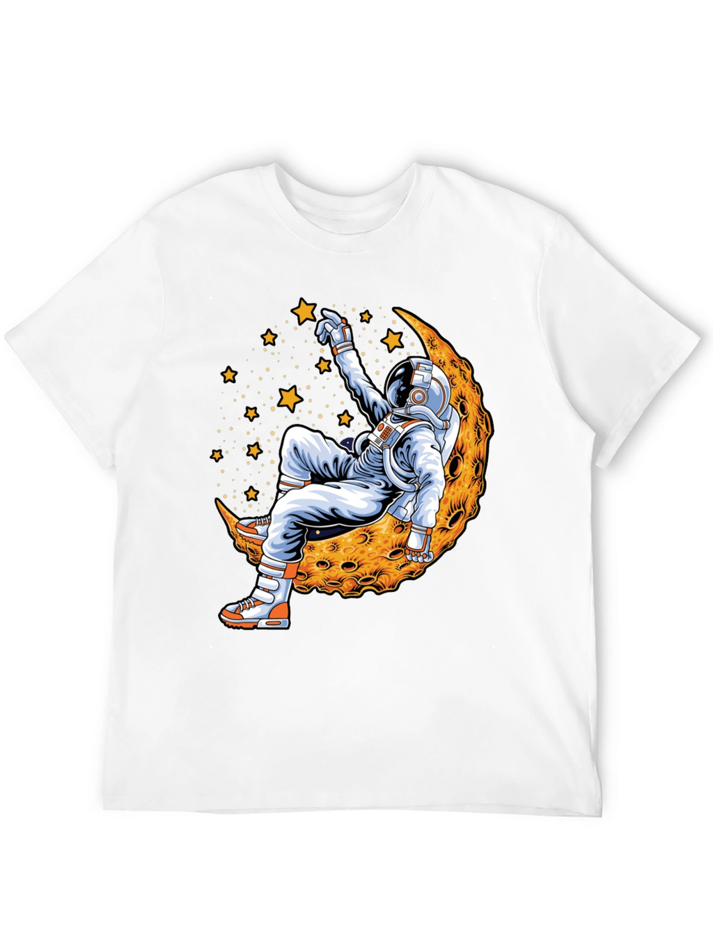 Astronaut Moon Landing Graphic T-Shirt
