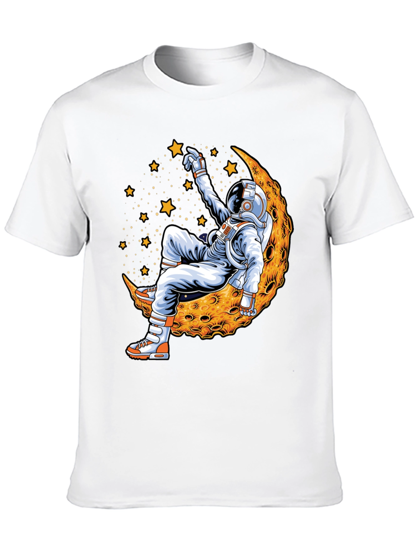 Astronaut Moon Landing Graphic T-Shirt