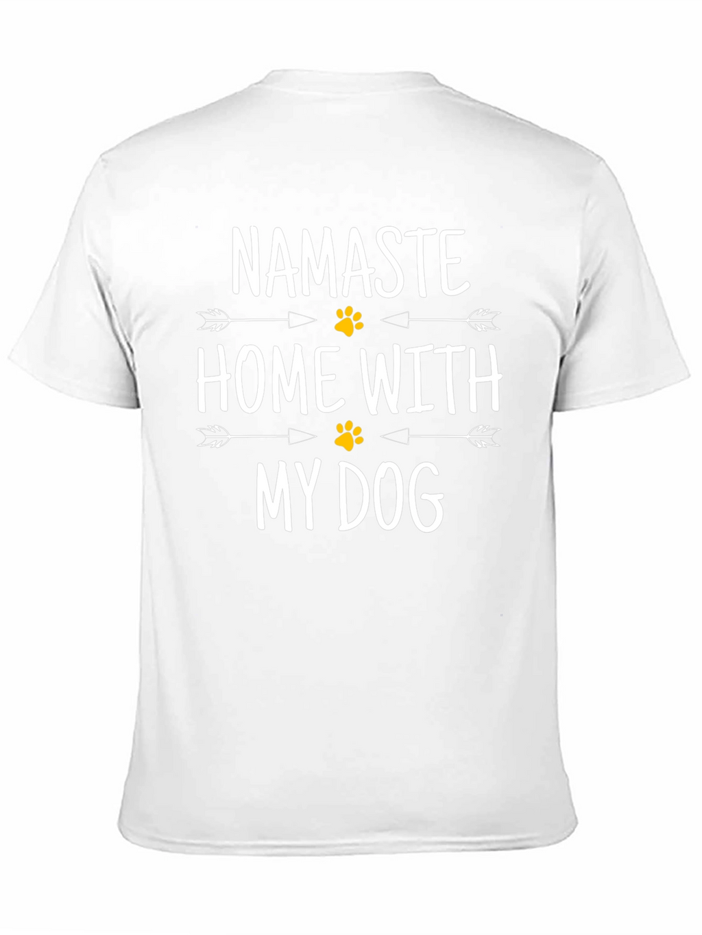 Namaste Home With My Dog Black T-Shirt
