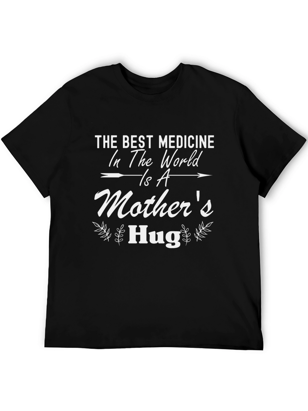 Mothers Hug Black Graphic Tee Shirt