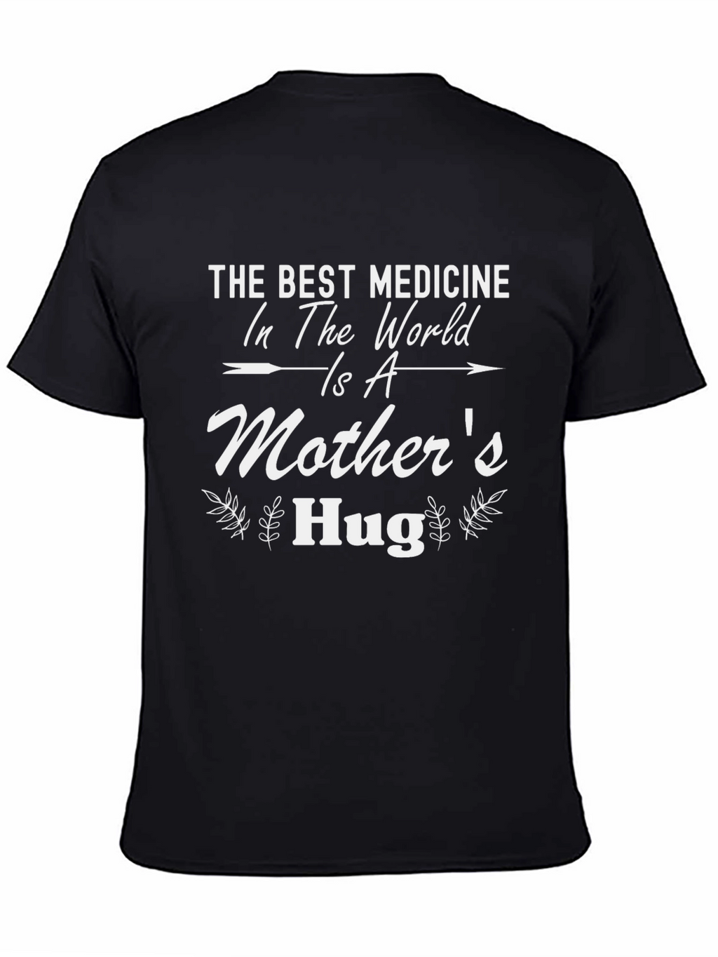 Mothers Hug Black Graphic Tee Shirt