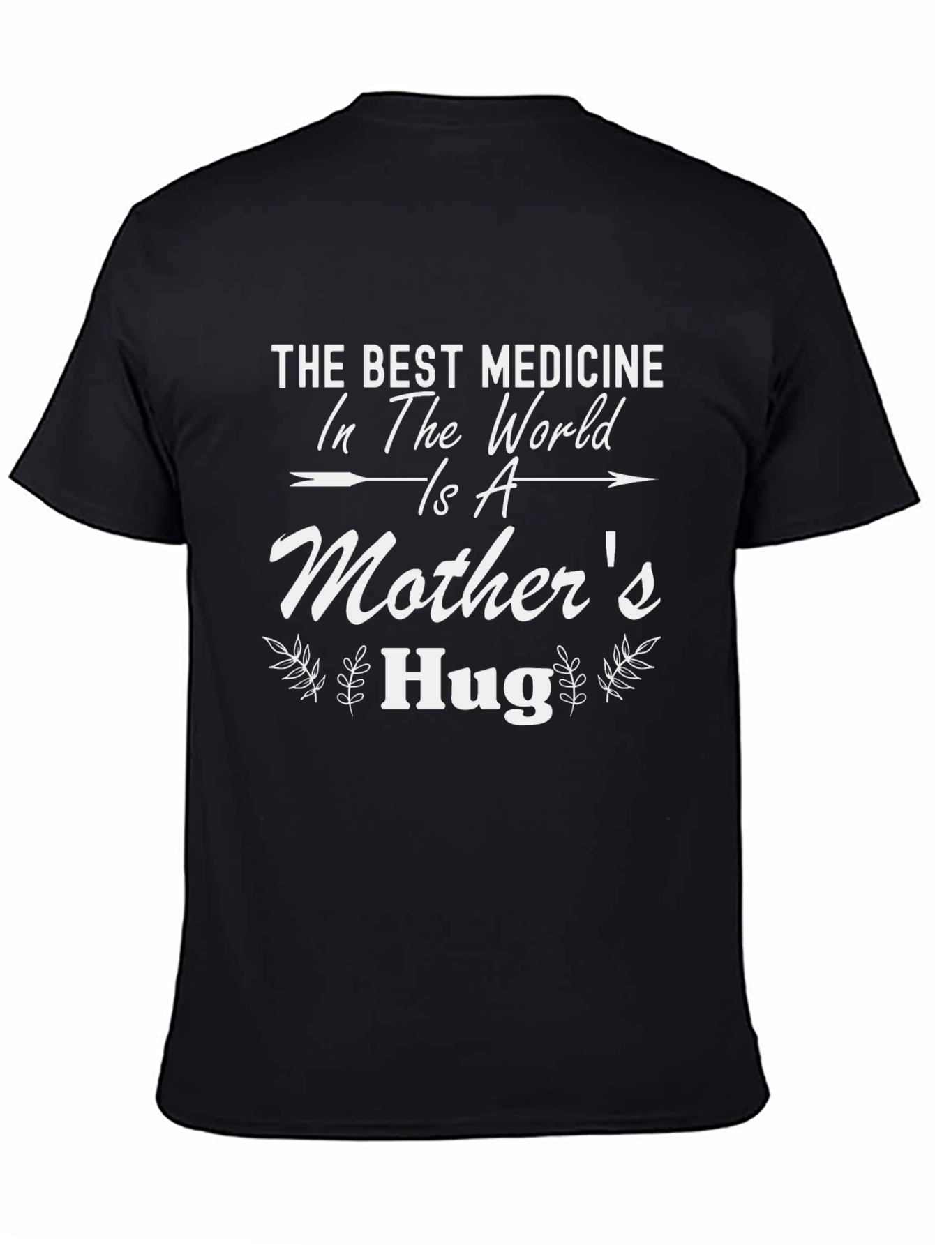 Mothers Hug Black Graphic Tee Shirt
