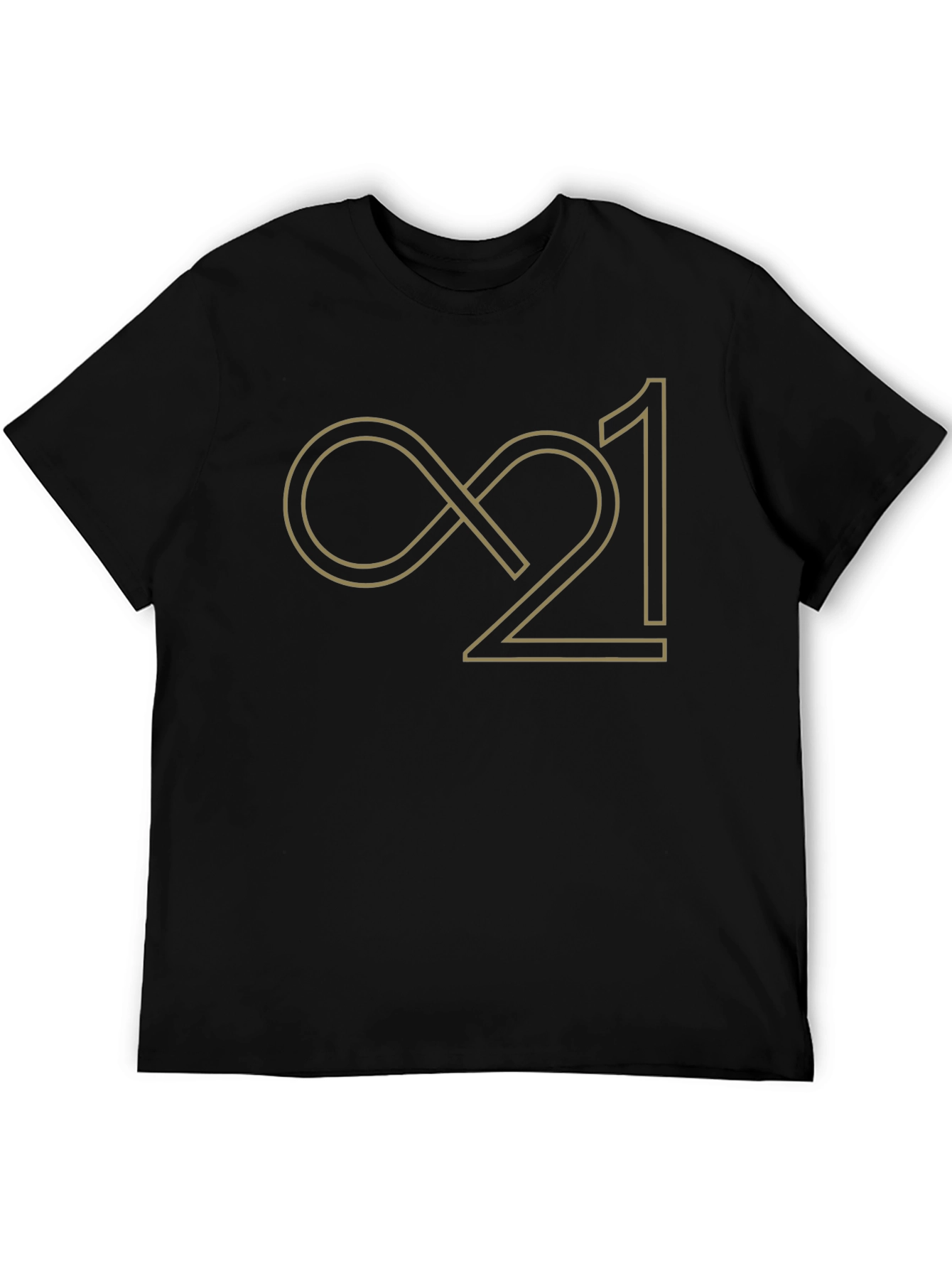 Infinity 21 T-Shirt - Black Cotton Blend