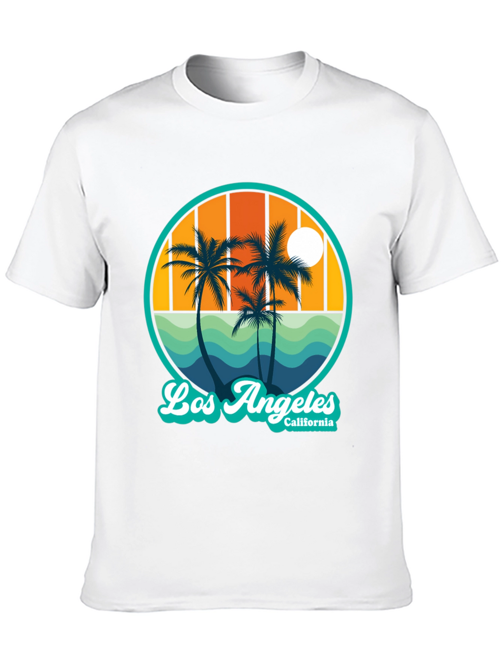 Los Angeles California Palms Graphic T-Shirt