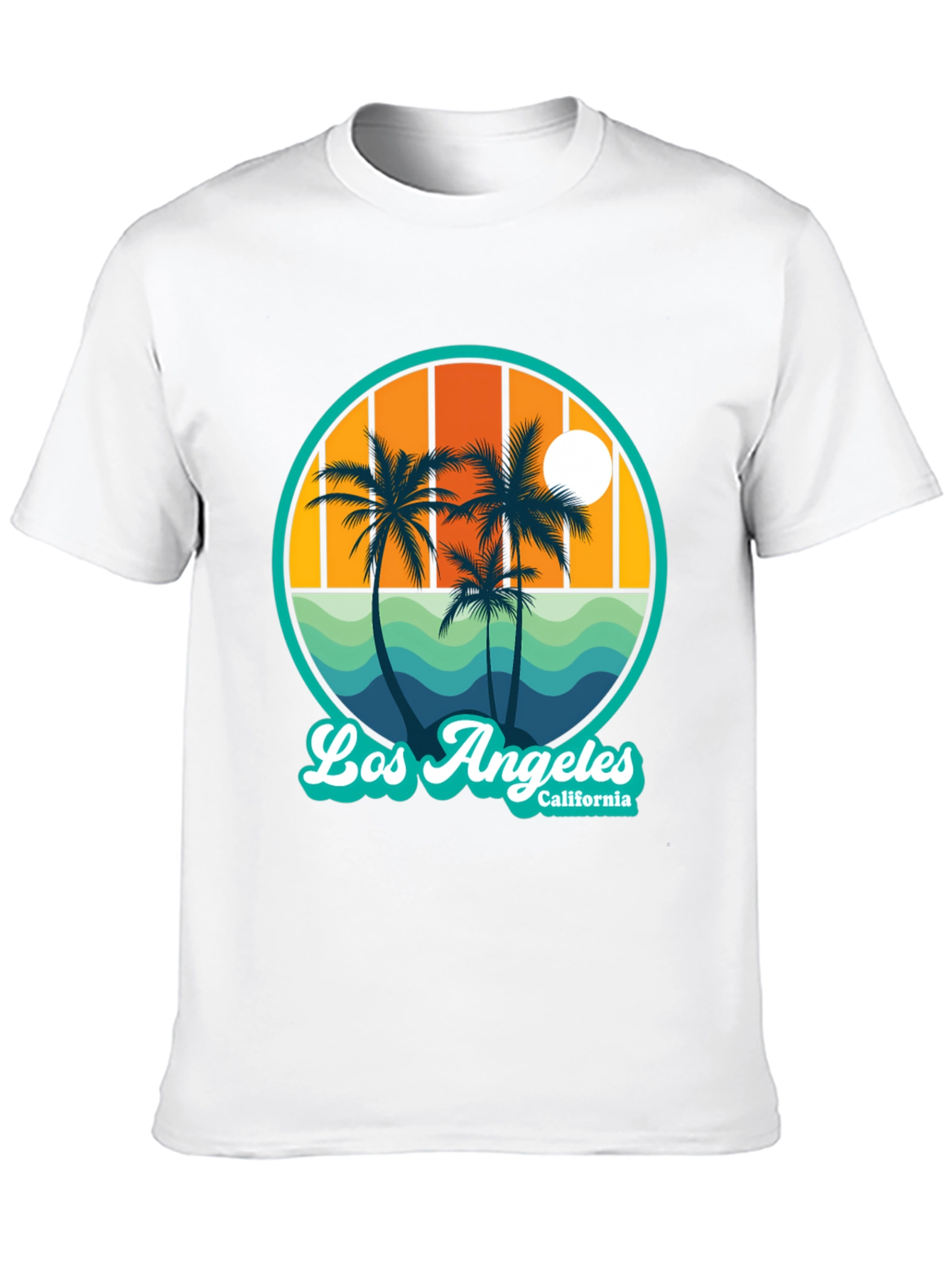 Los Angeles California Palms Graphic T-Shirt