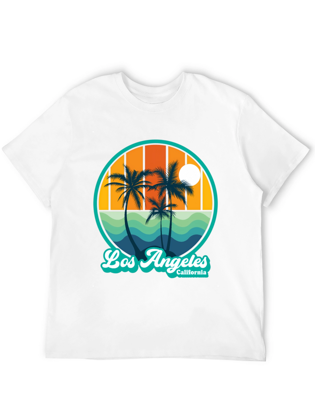 Los Angeles California Palms Graphic T-Shirt