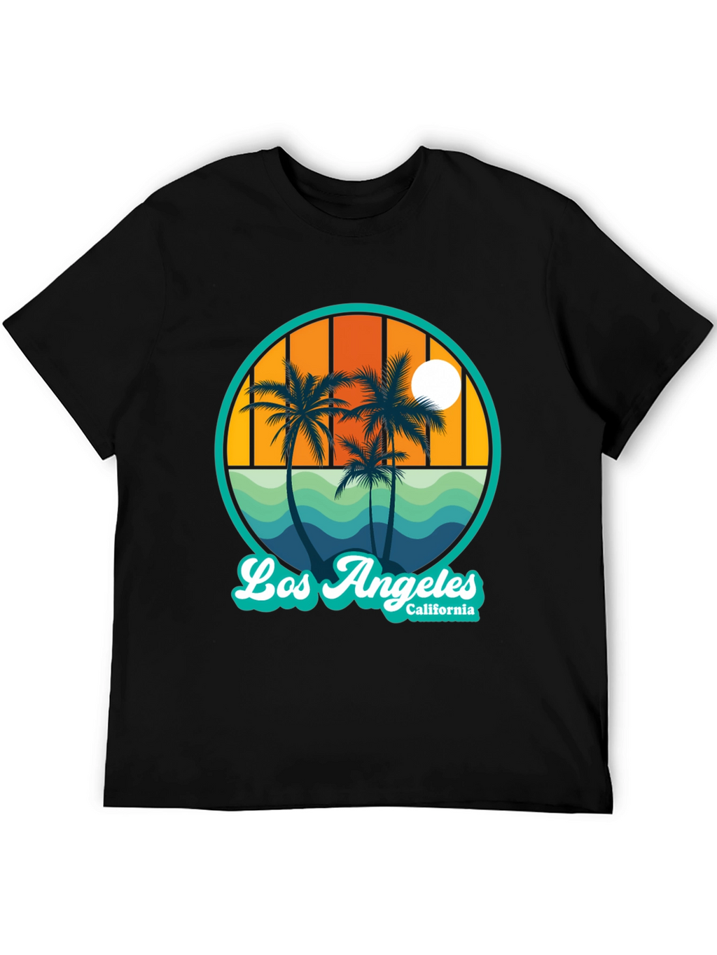 Los Angeles California Palms Graphic T-Shirt