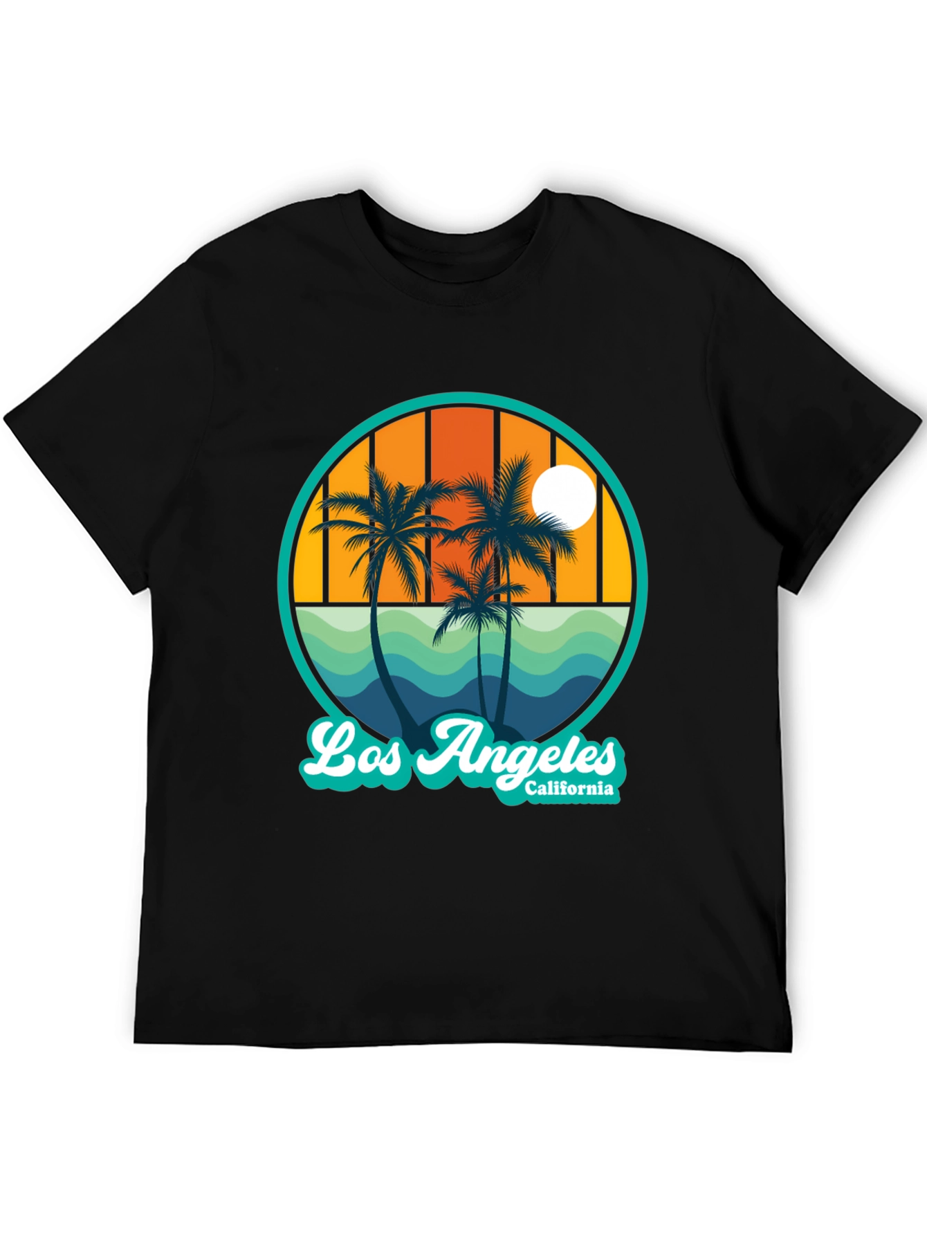 Los Angeles California Palms Graphic T-Shirt