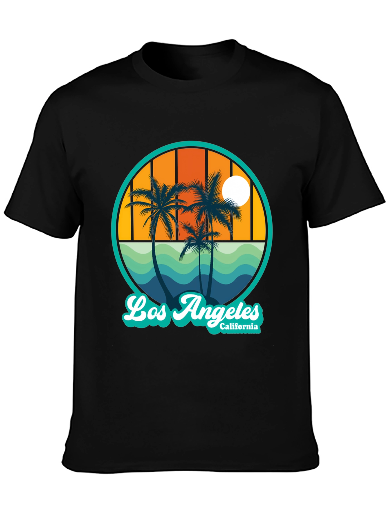 Los Angeles California Palms Graphic T-Shirt