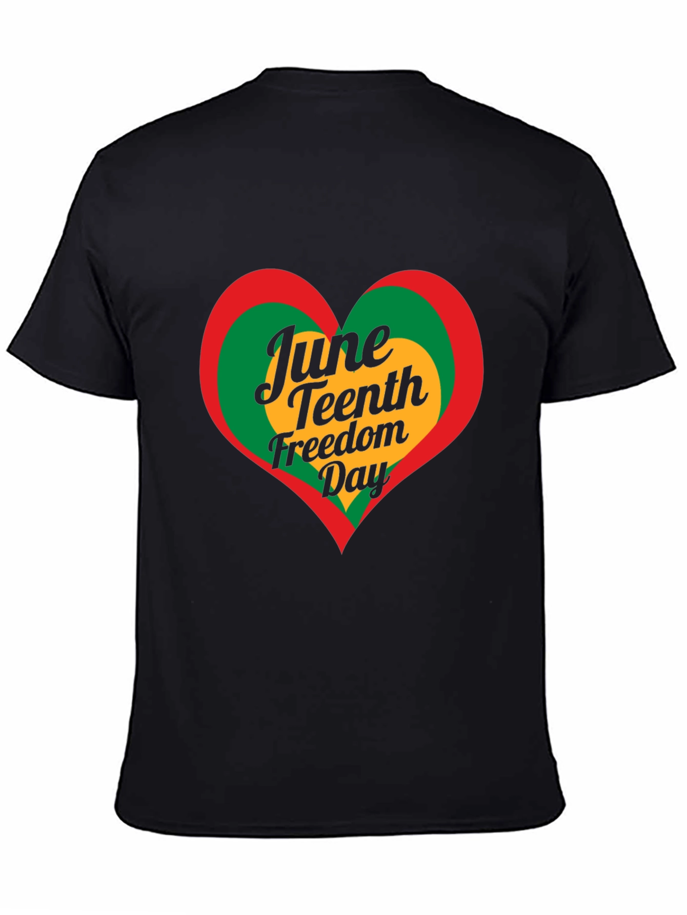 Juneteenth Freedom Day Heart T-Shirt