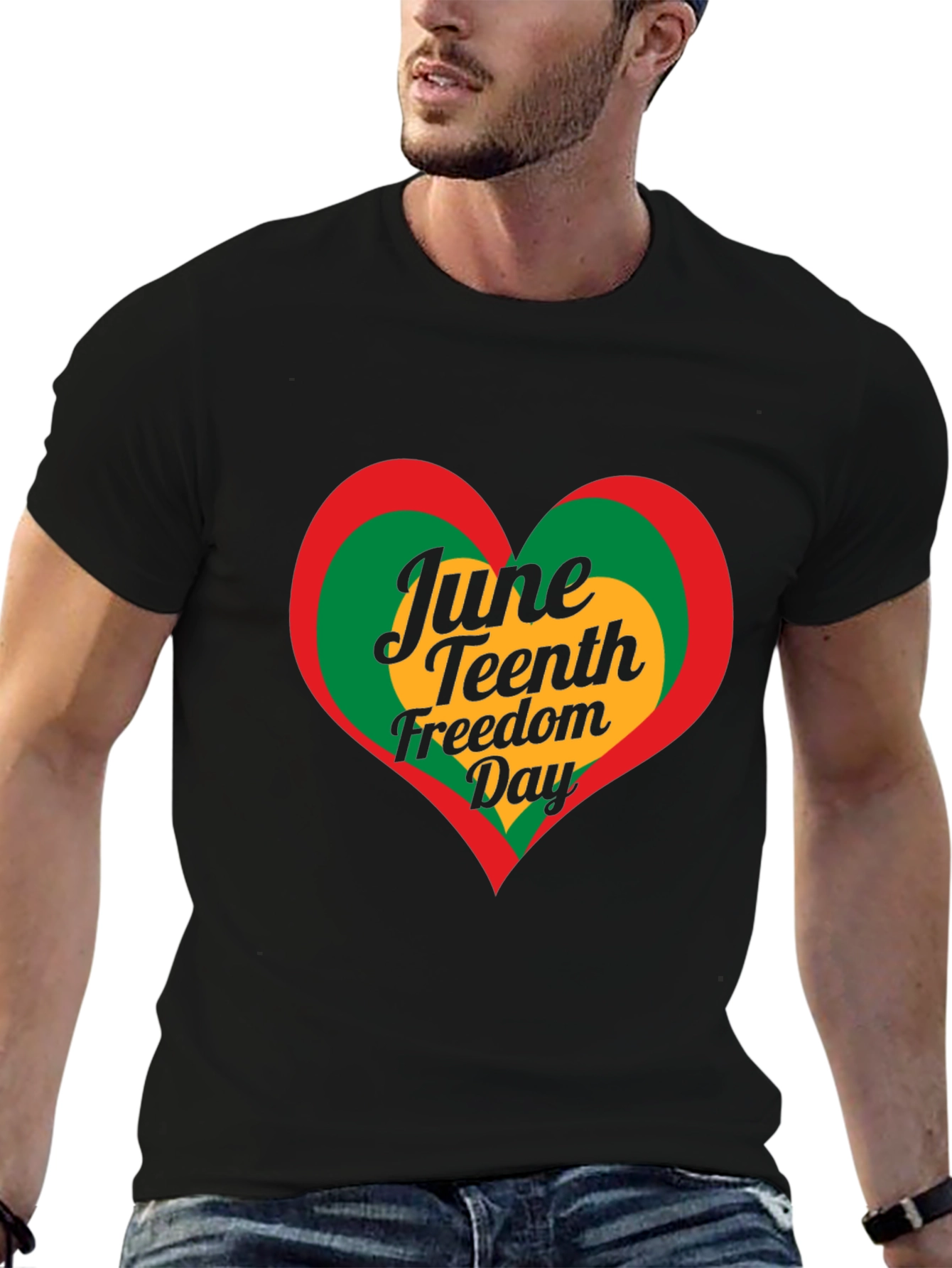 Juneteenth Freedom Day Heart T-Shirt