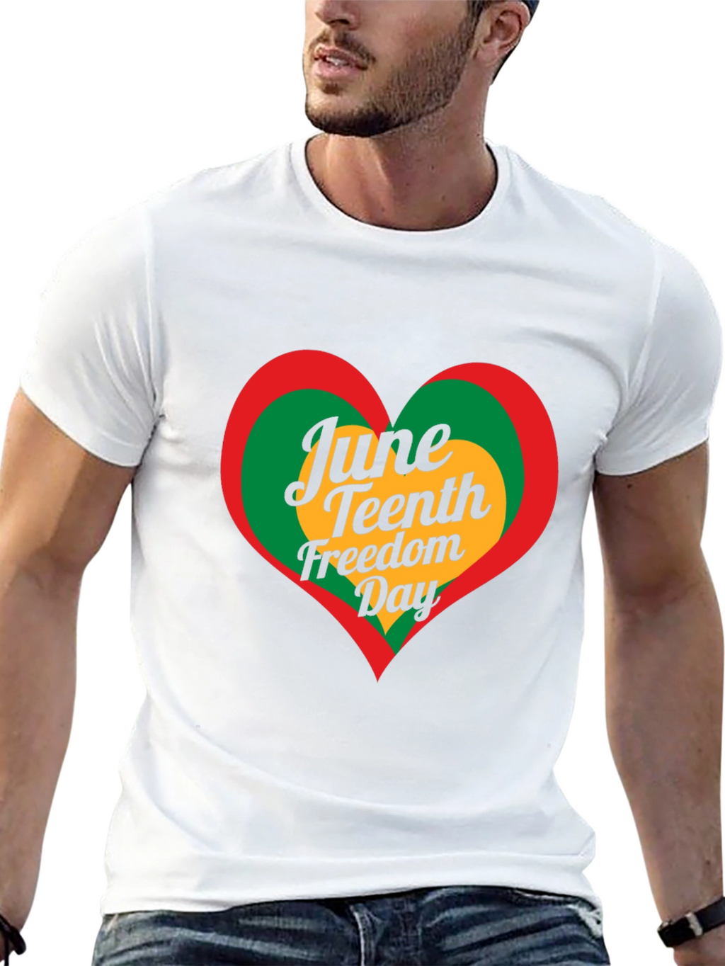 Juneteenth Freedom Day Heart T-Shirt