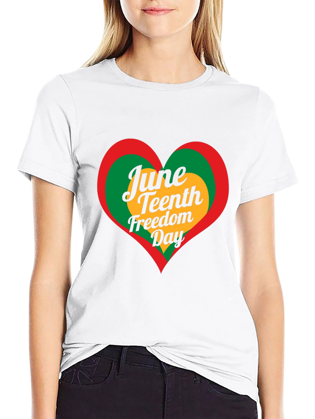Juneteenth Freedom Day Heart T-Shirt