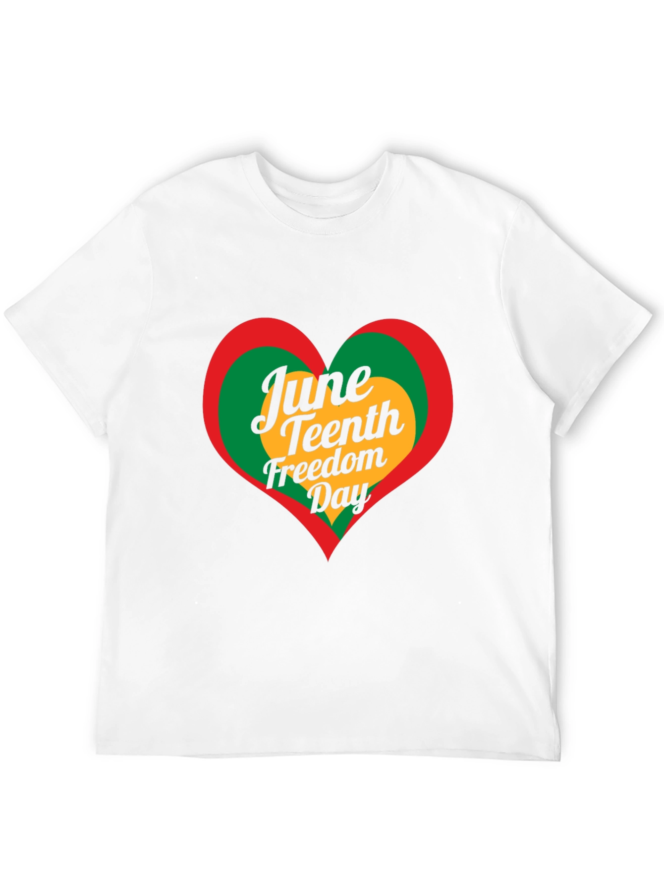 Juneteenth Freedom Day Heart T-Shirt