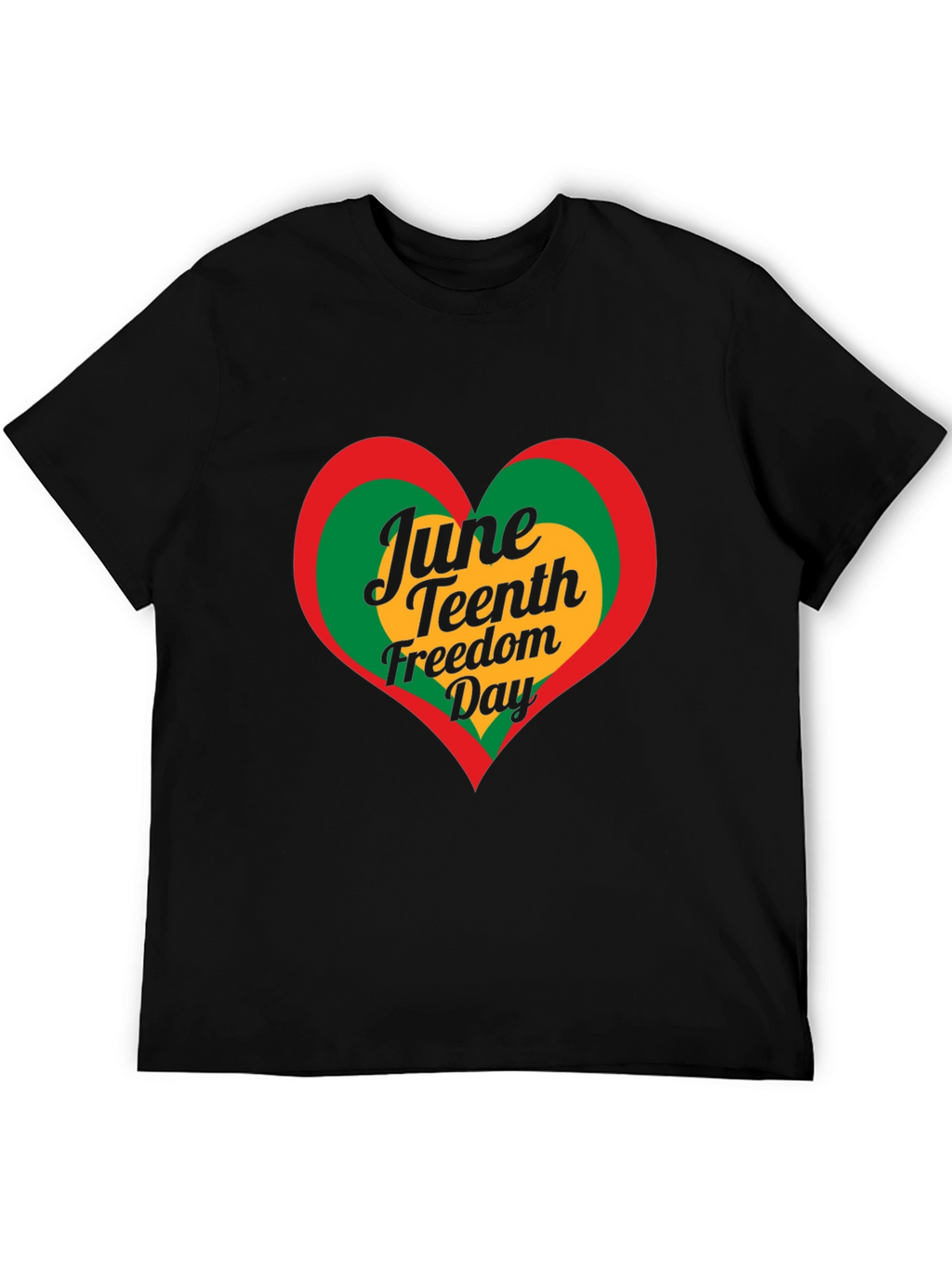 Juneteenth Freedom Day Heart T-Shirt