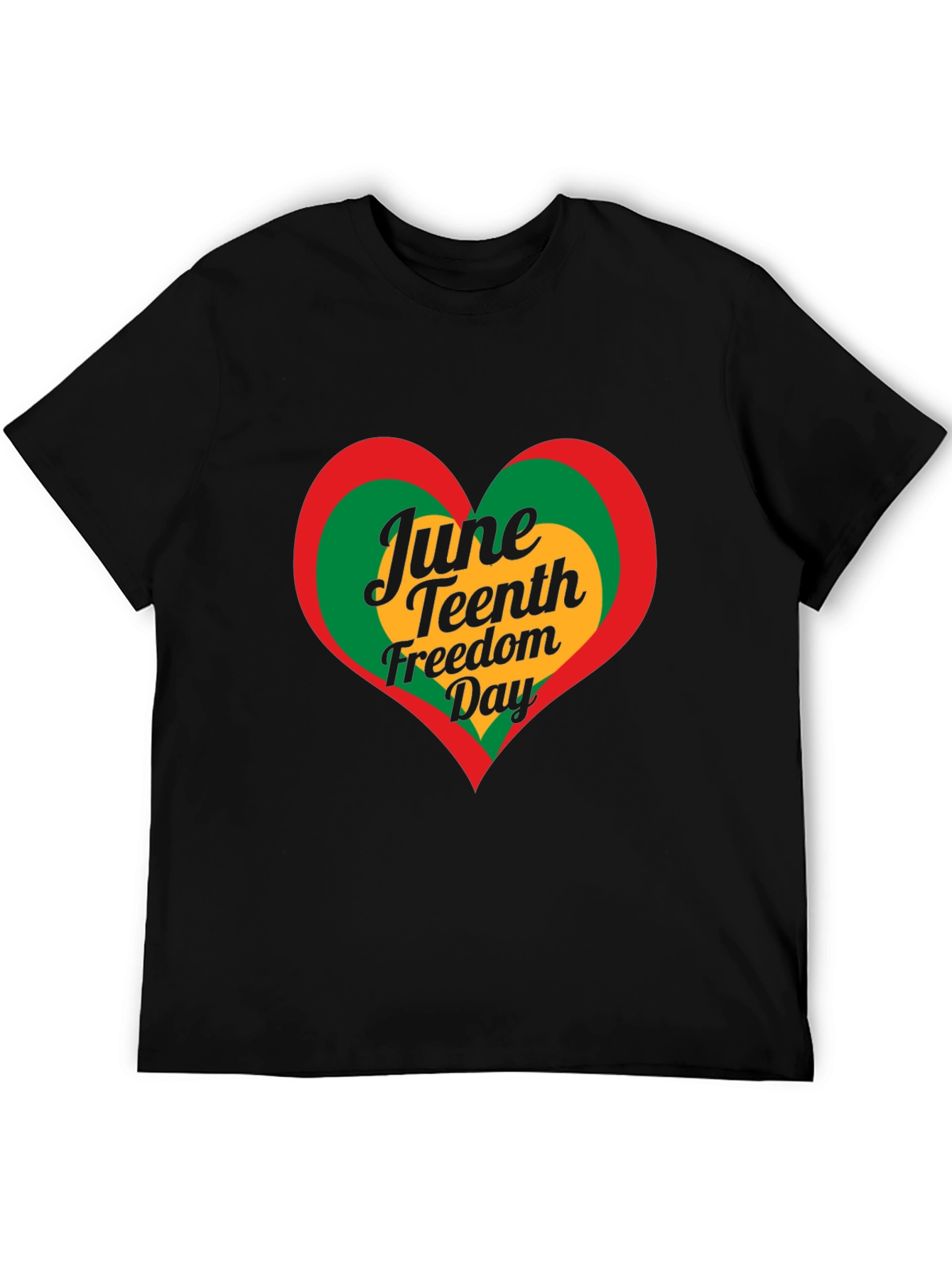 Juneteenth Freedom Day Heart T-Shirt