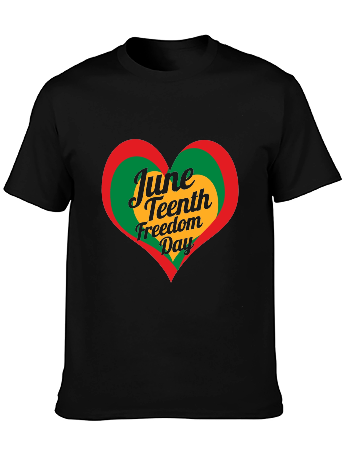 Juneteenth Freedom Day Heart T-Shirt
