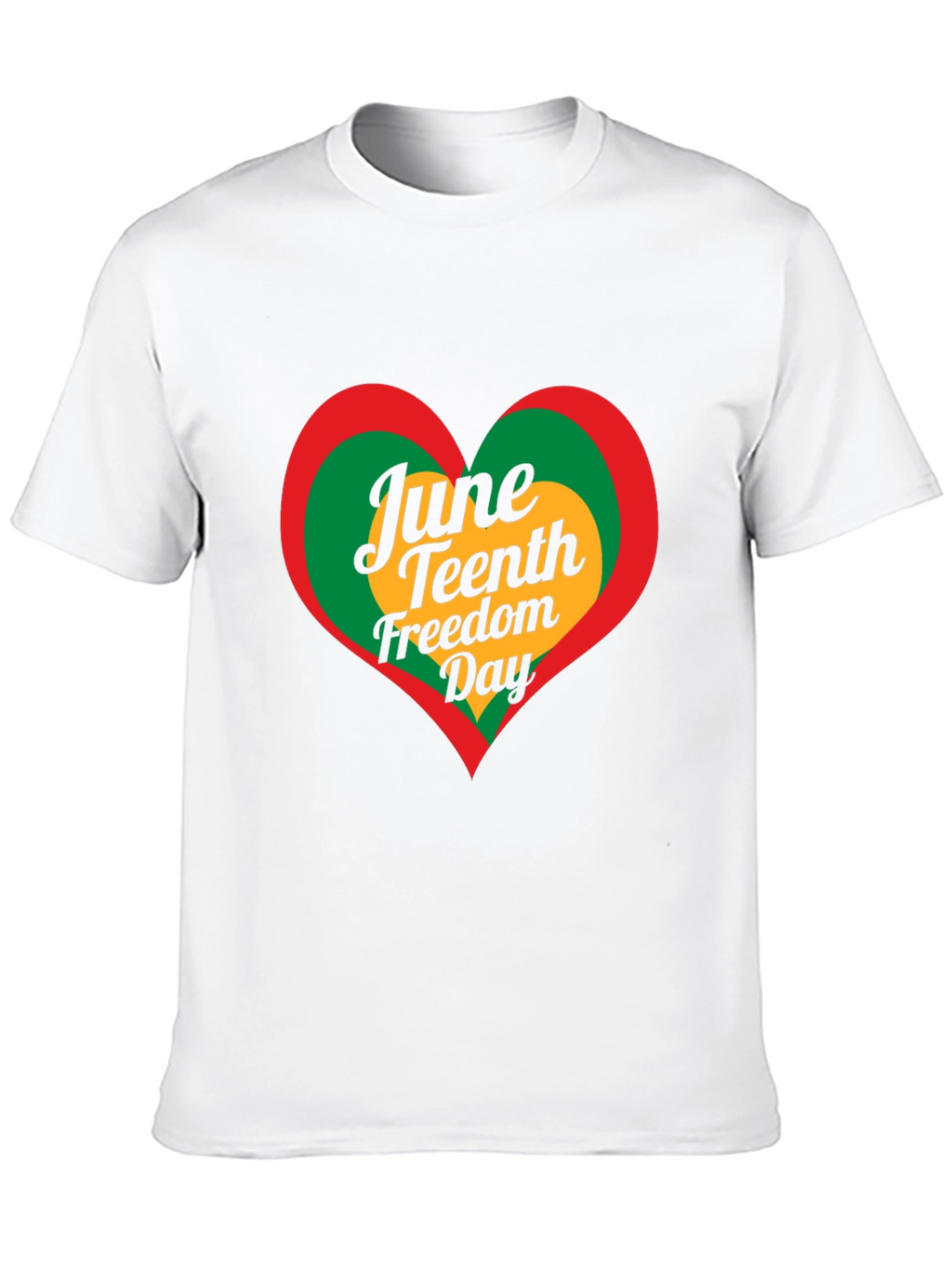 Juneteenth Freedom Day Heart T-Shirt