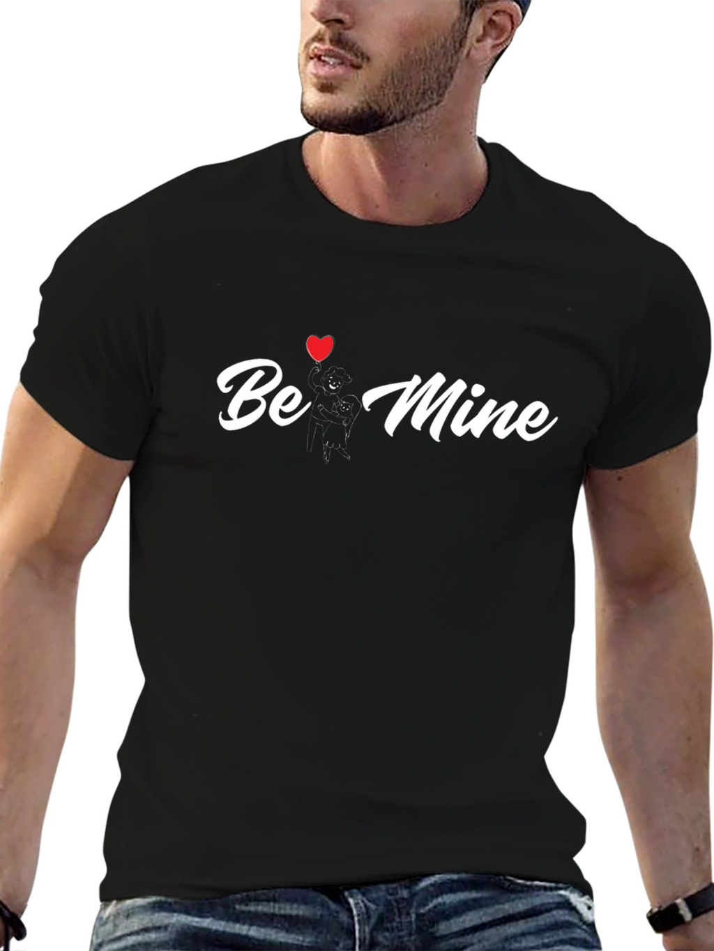 Be Mine Valentines Day Graphic Tee