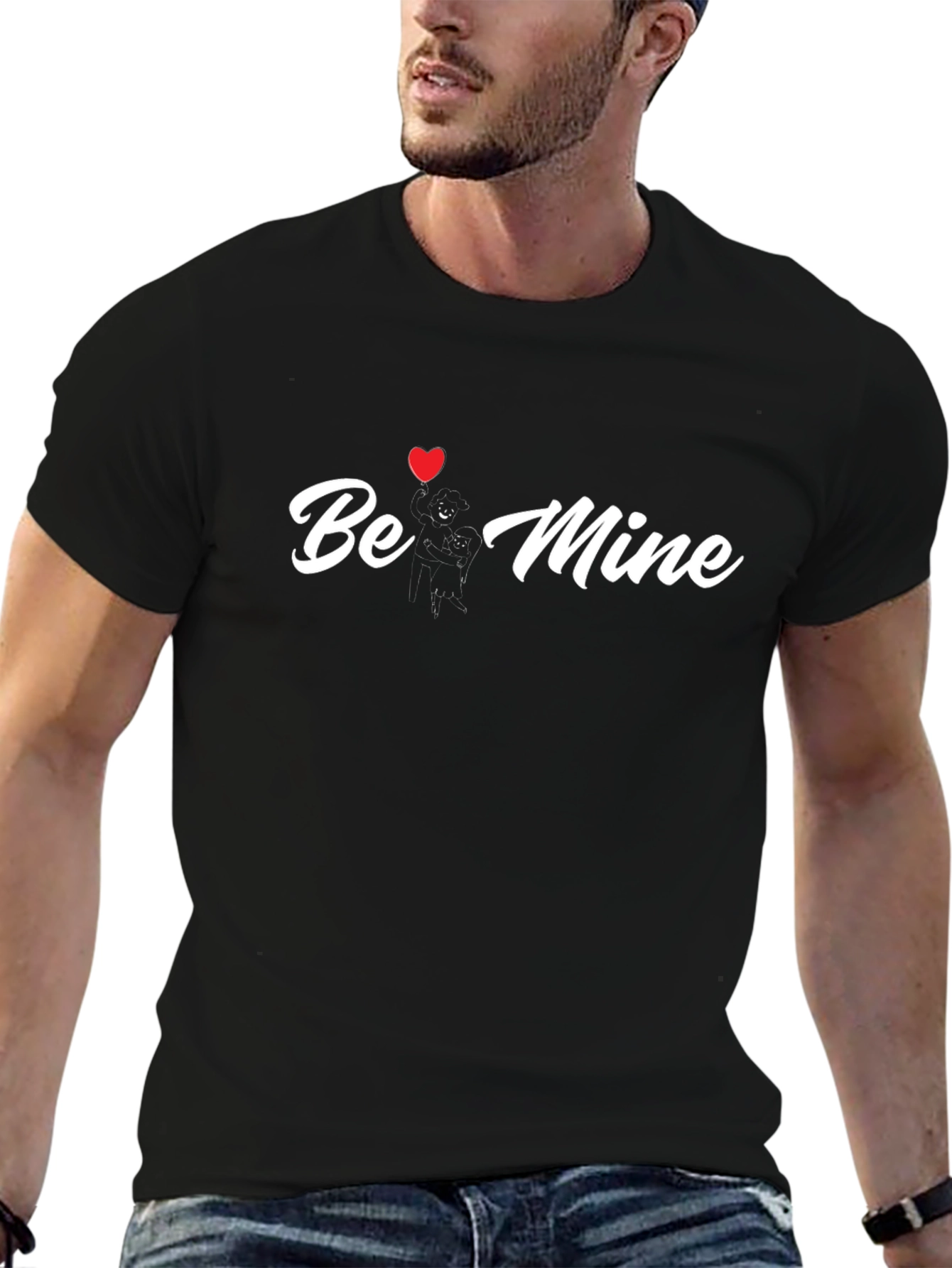 Be Mine Valentines Day Graphic Tee