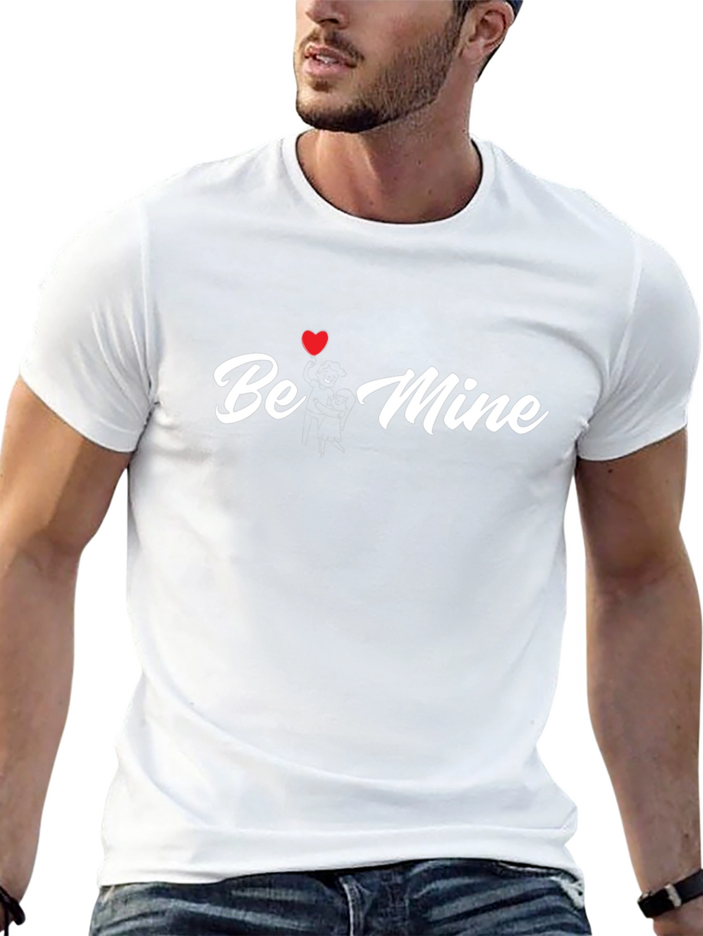 Be Mine Valentines Day Graphic Tee