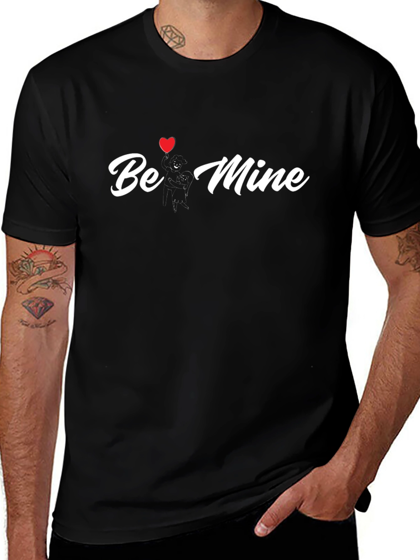 Be Mine Valentines Day Graphic Tee