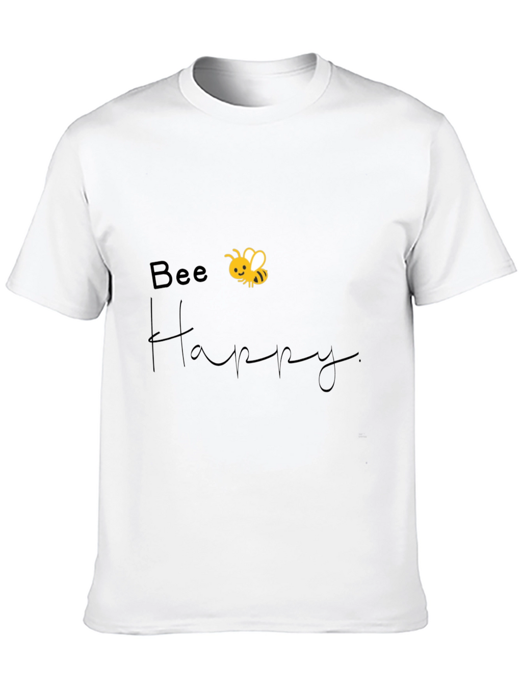 Bee Happy Graphic Tee - Black