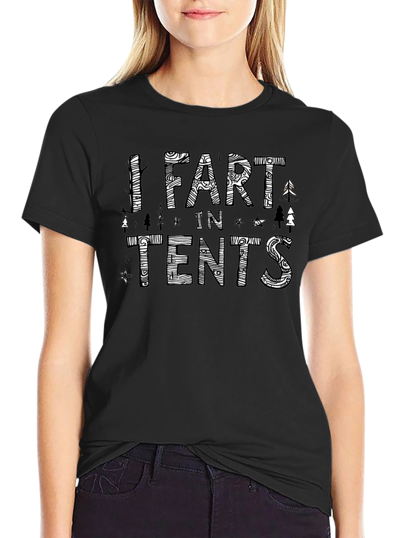 I Fart in Tents Graphic Tee - Funny Camping T-Shirt