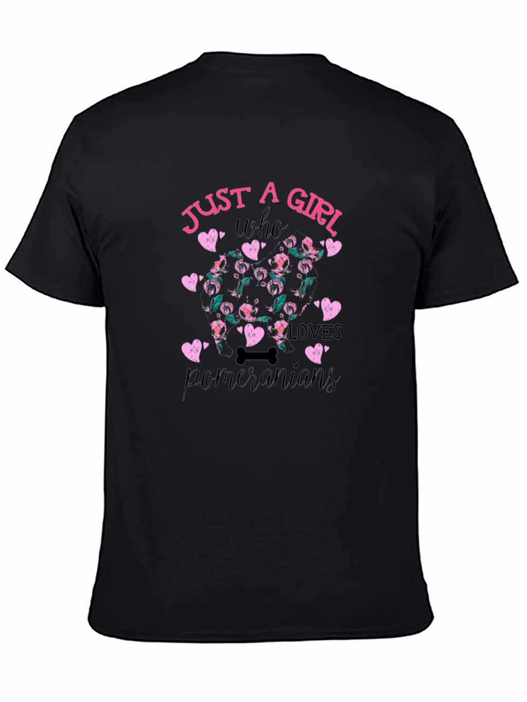 Just a Girl Who Loves Pomeranians T-Shirt
