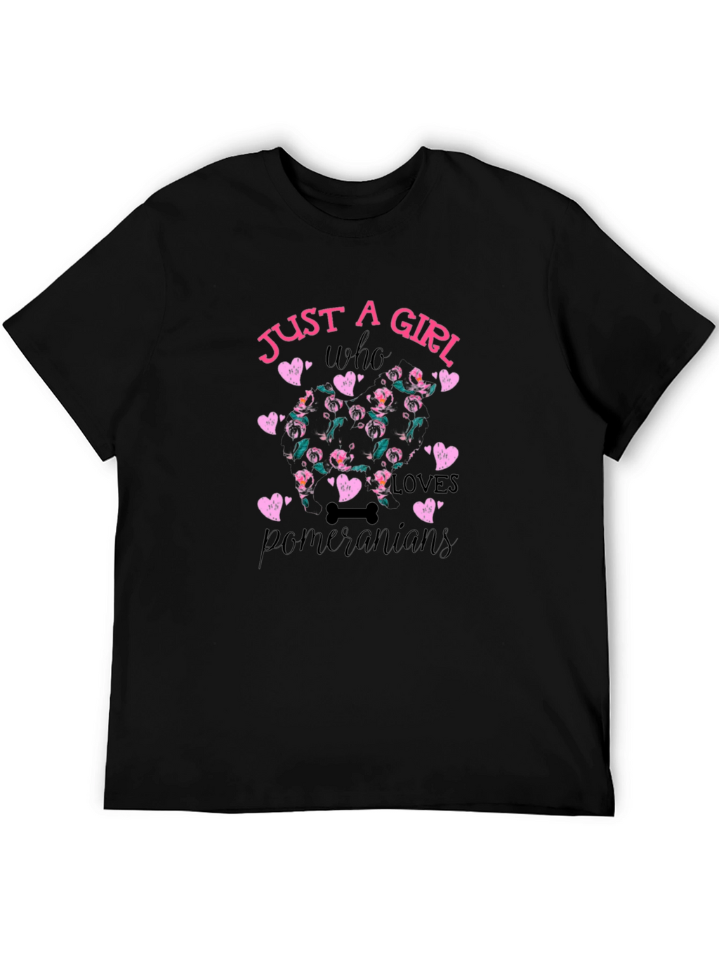 Just a Girl Who Loves Pomeranians T-Shirt
