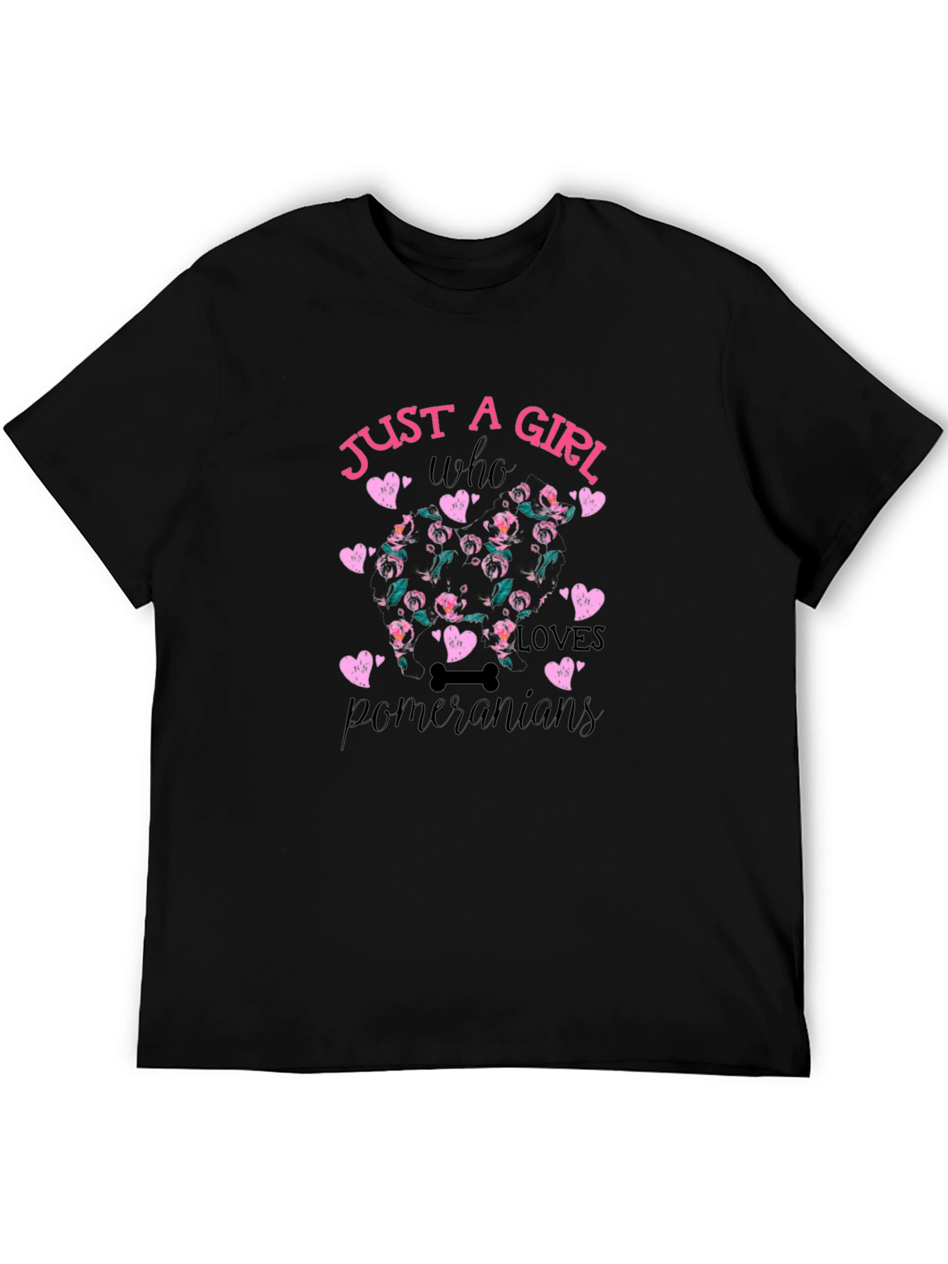 Just a Girl Who Loves Pomeranians T-Shirt