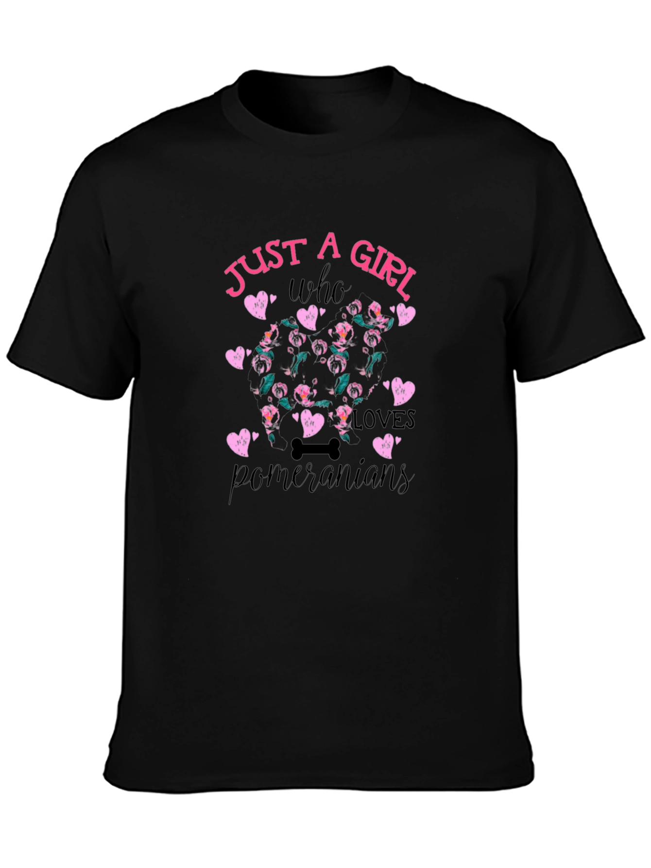 Just a Girl Who Loves Pomeranians T-Shirt