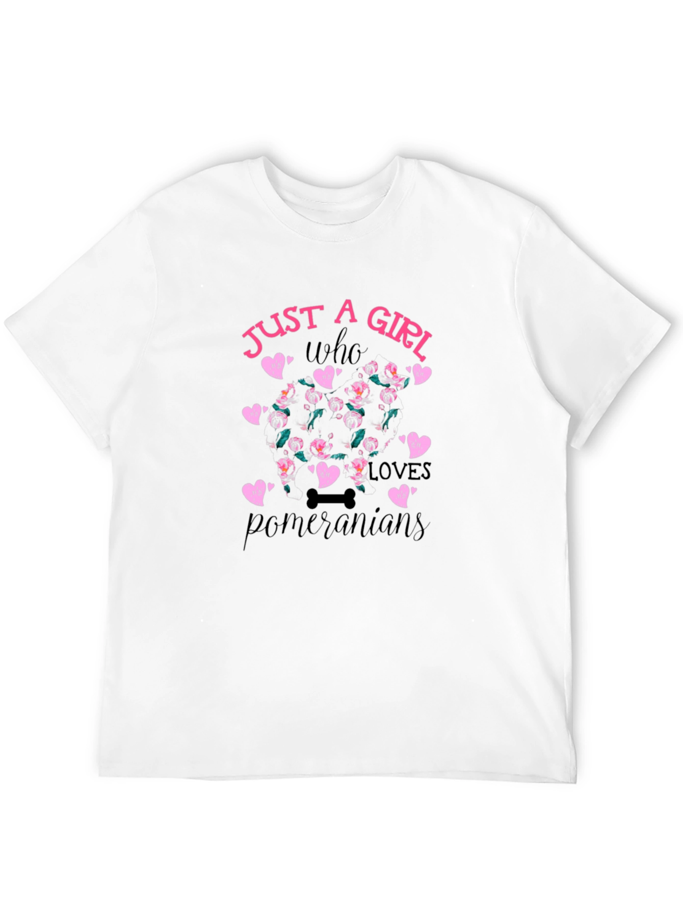 Just a Girl Who Loves Pomeranians T-Shirt