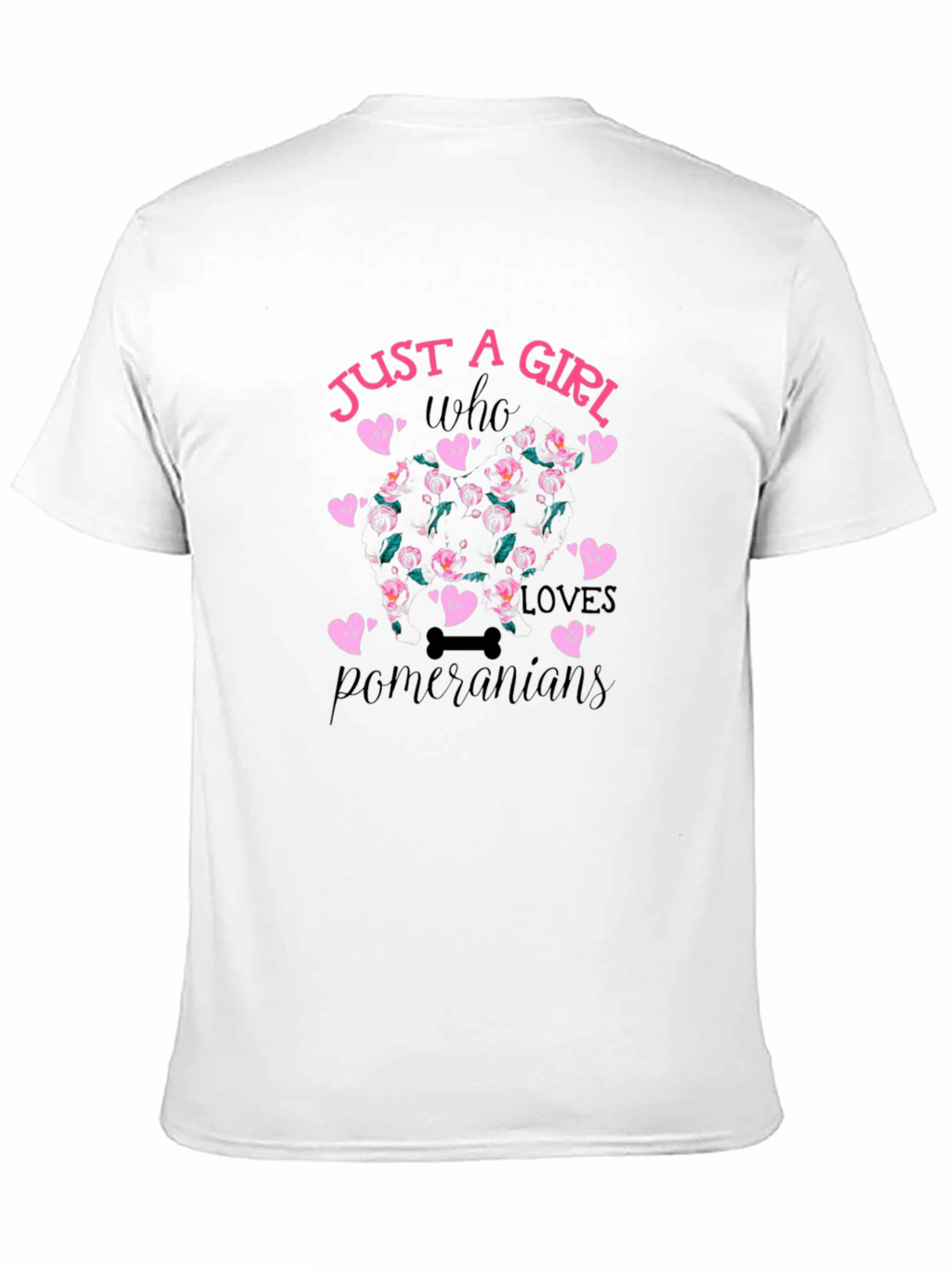 Just a Girl Who Loves Pomeranians T-Shirt