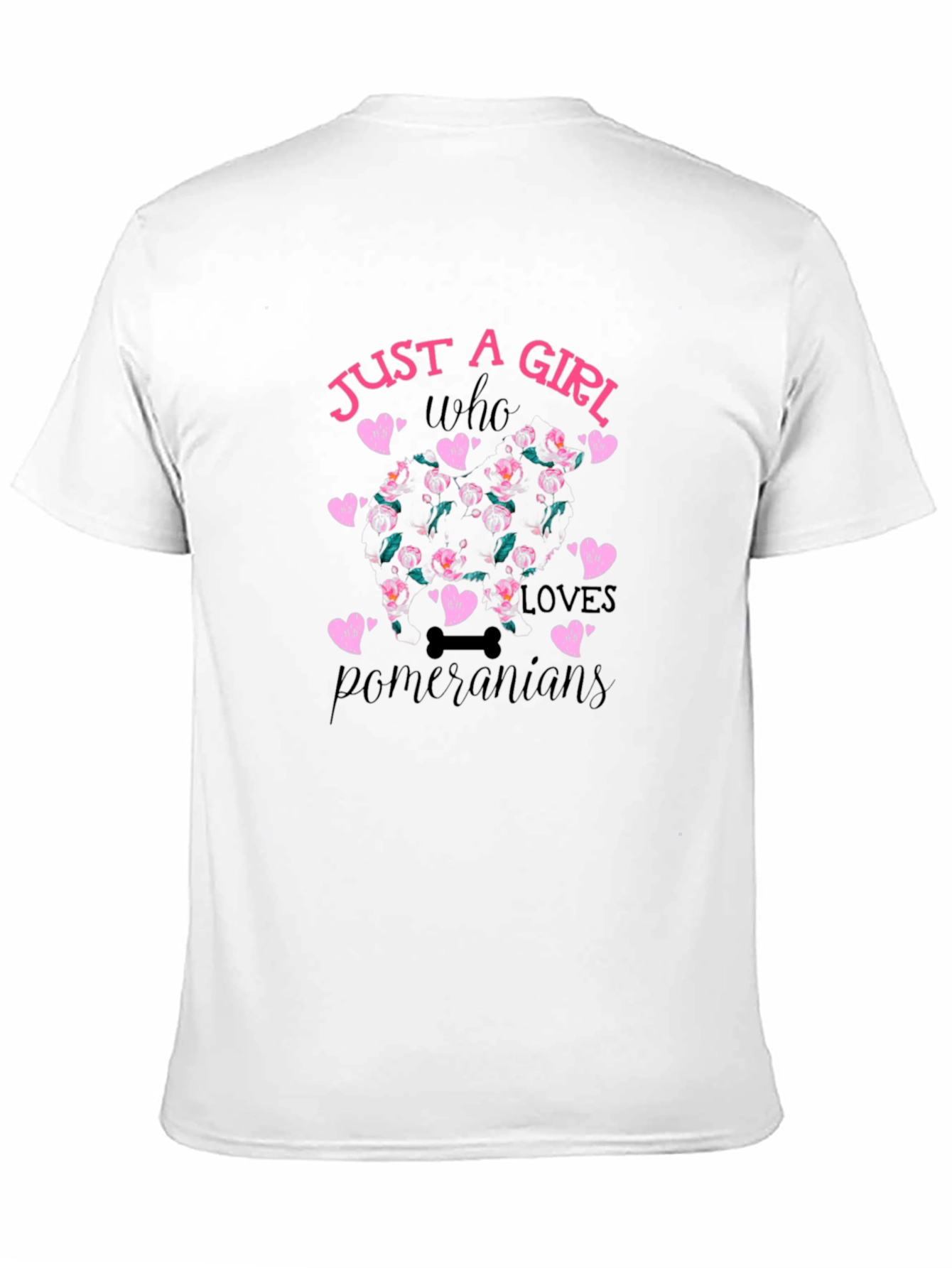 Just a Girl Who Loves Pomeranians T-Shirt