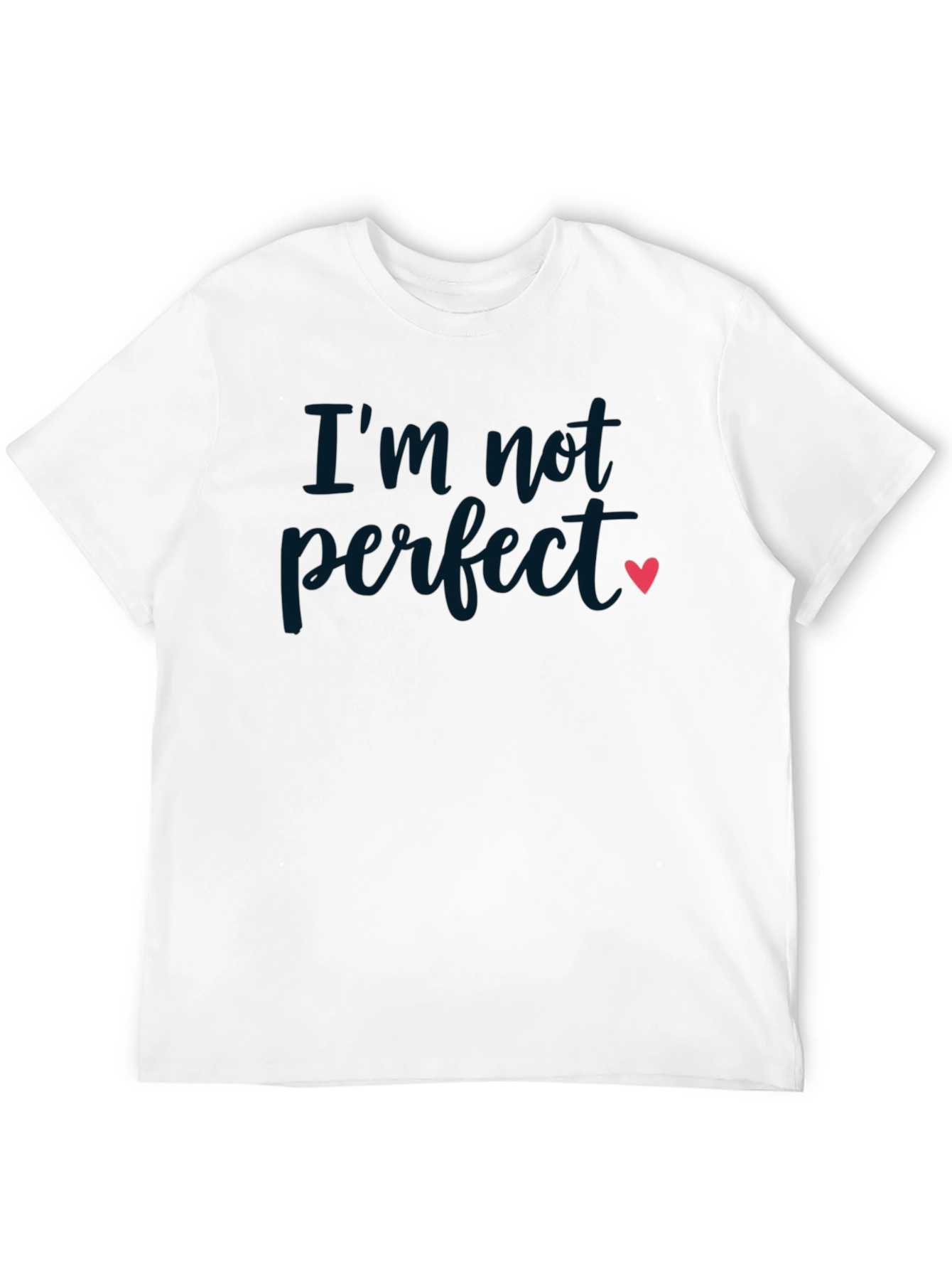 Im Not Perfect Heart Graphic Tee