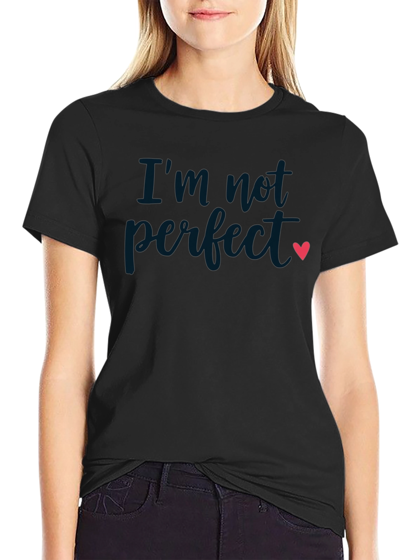 Im Not Perfect Heart Graphic Tee