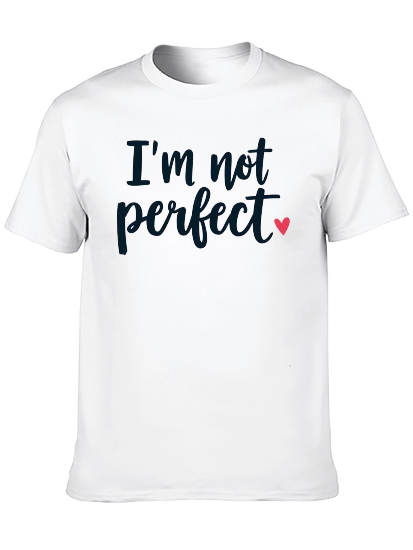 Im Not Perfect Heart Graphic Tee