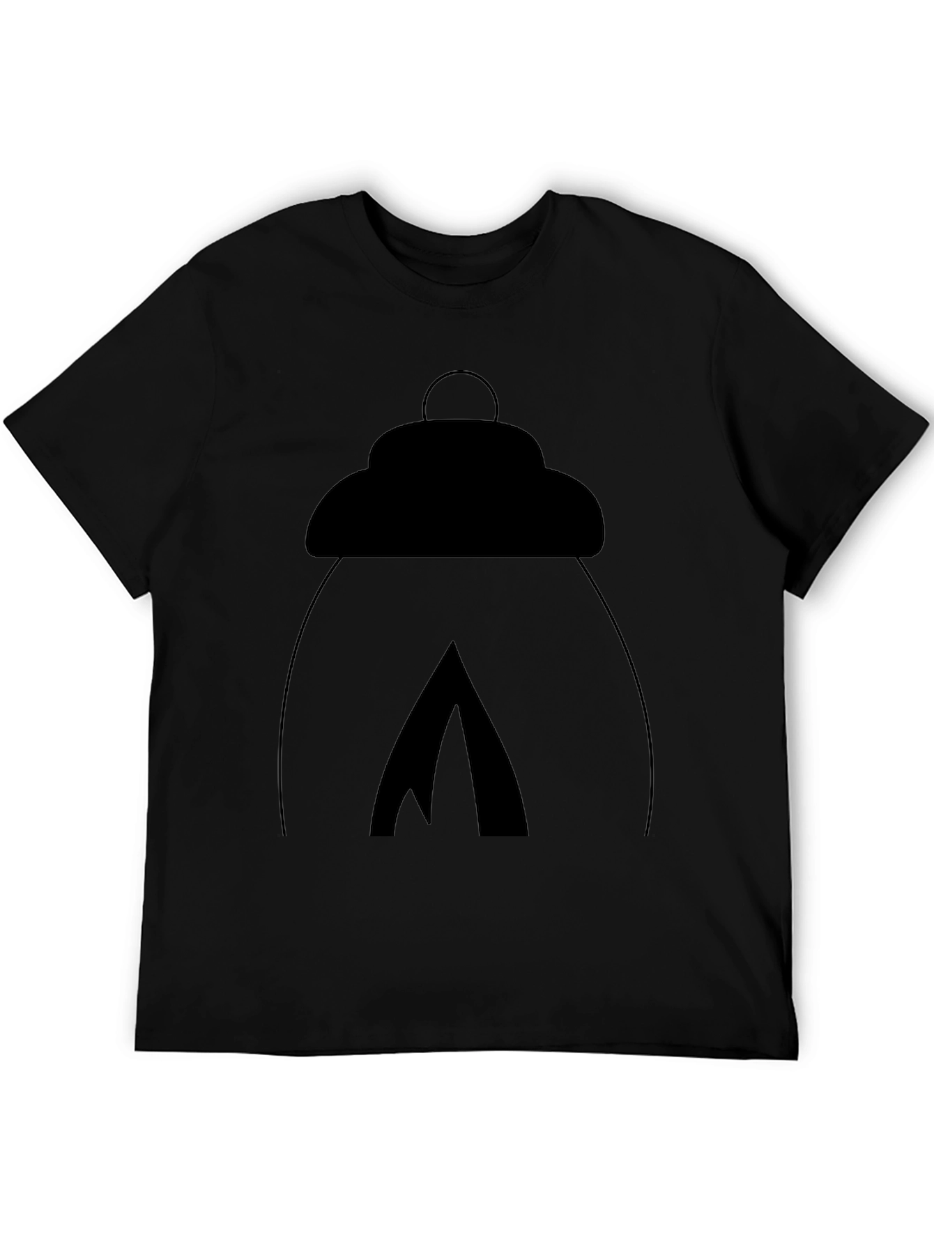Abstract Tent Graphic Tee - Unisex Soft Cotton T-Shirt