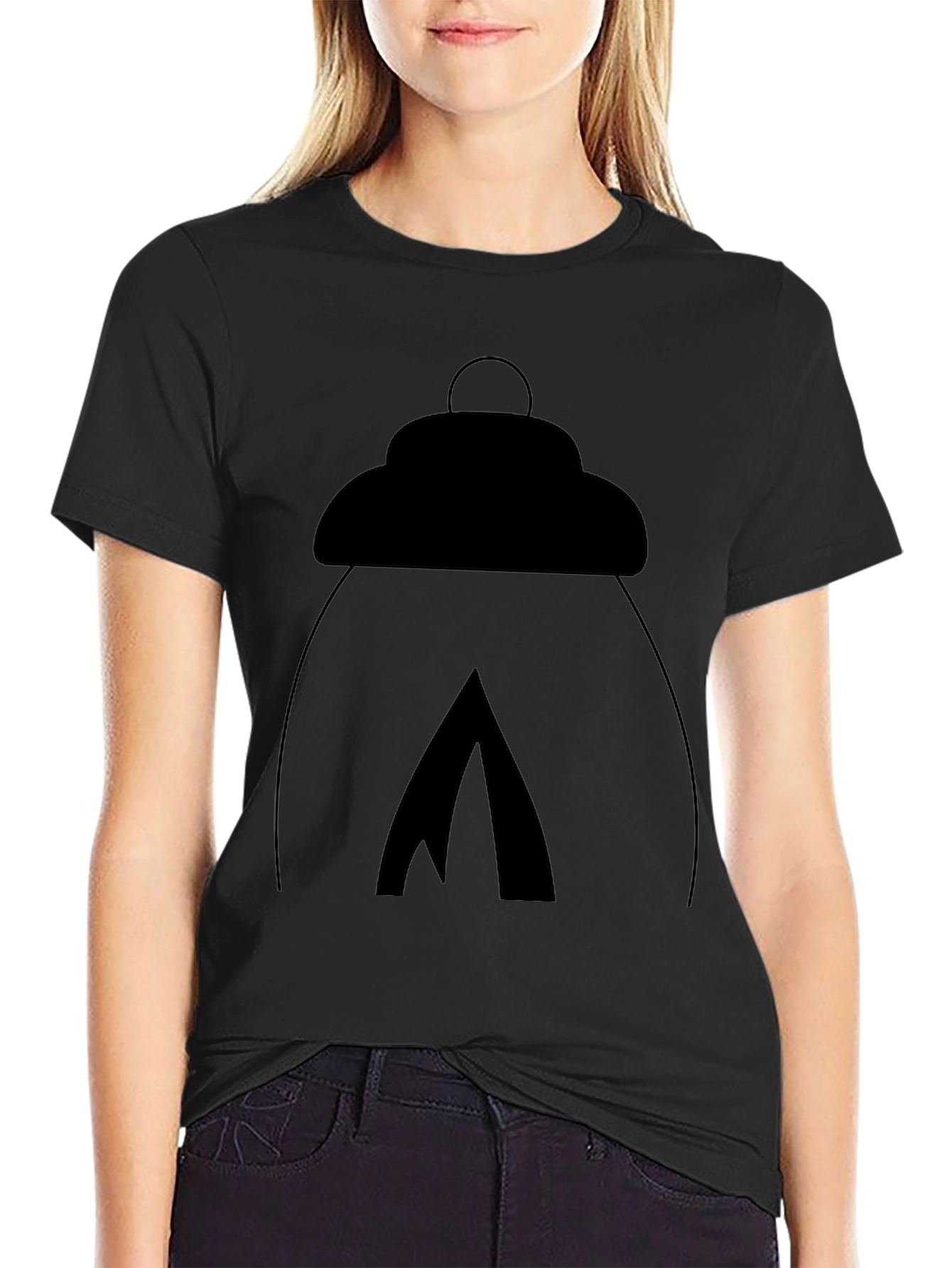 Abstract Tent Graphic Tee - Unisex Soft Cotton T-Shirt