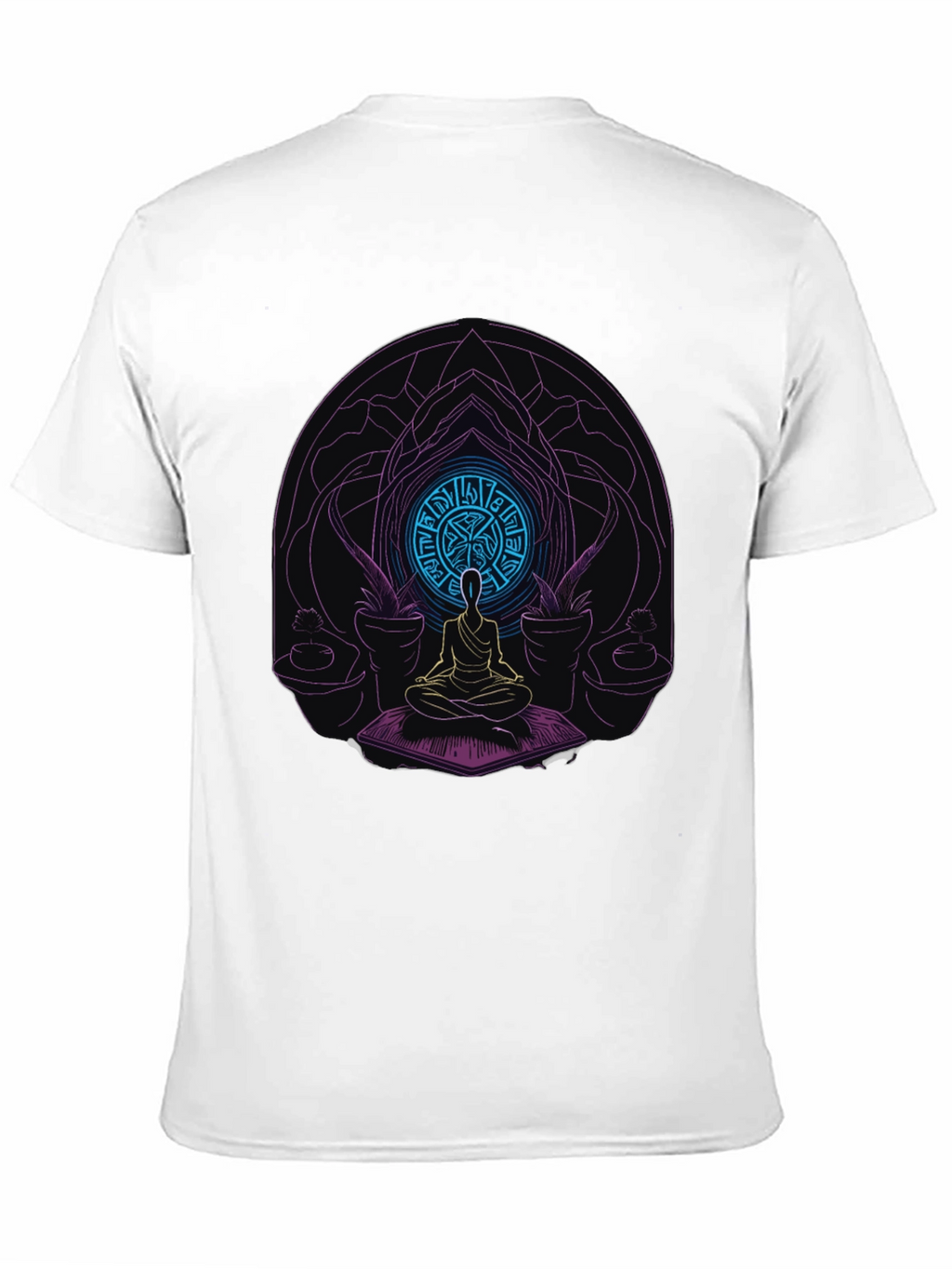 Meditative Mandala T-Shirt - Spiritual Design